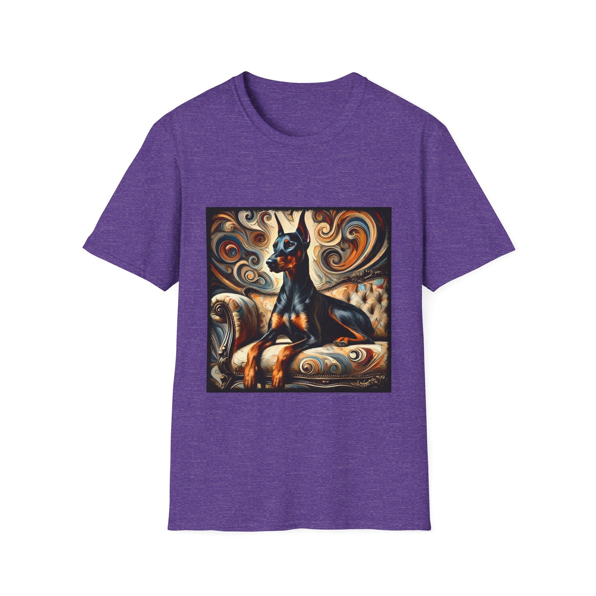 Doberman Pinscher Warm Swirl | Unisex Dog T-Shirt