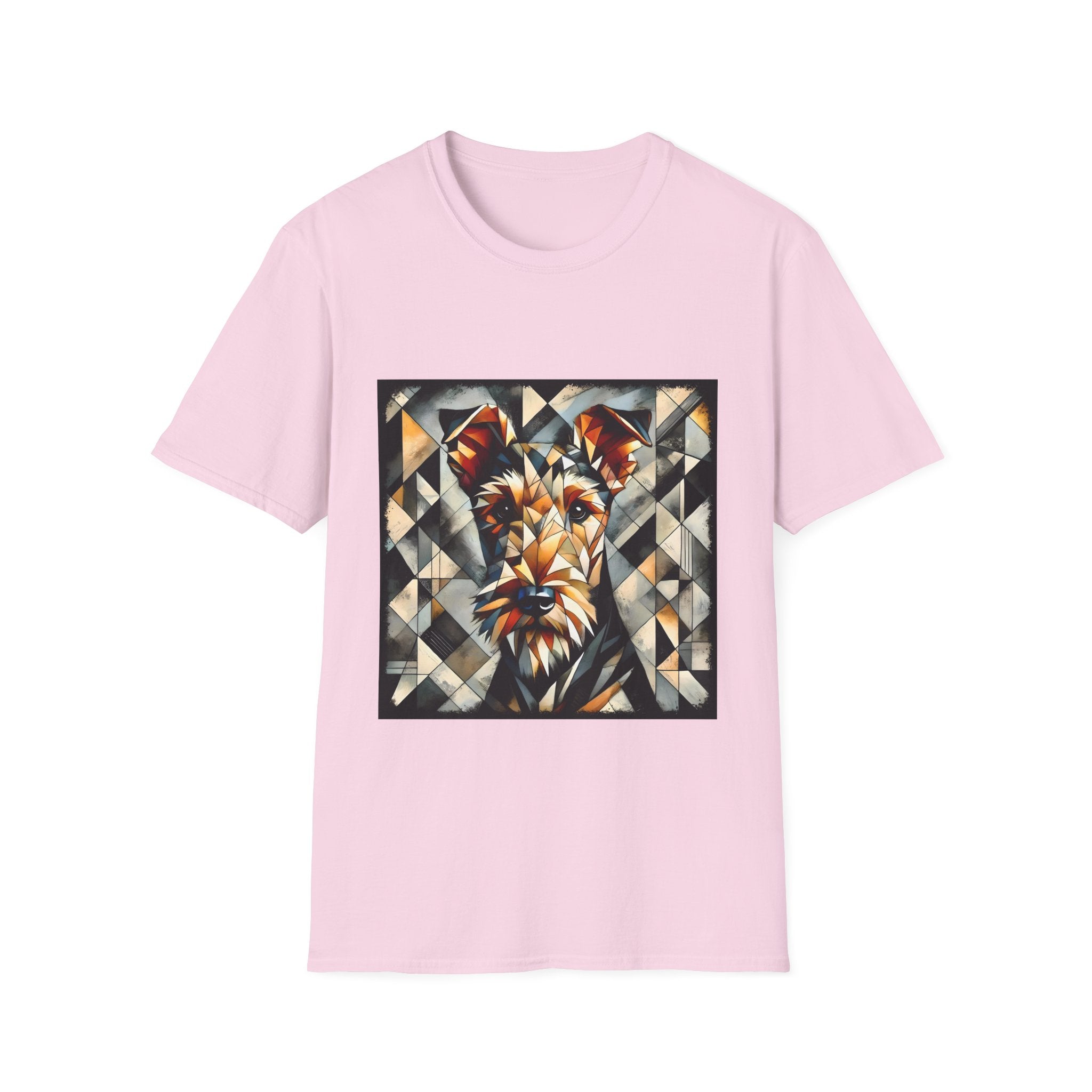 Airedale Terrier Bold Geometric | Unisex Dog T-Shirt