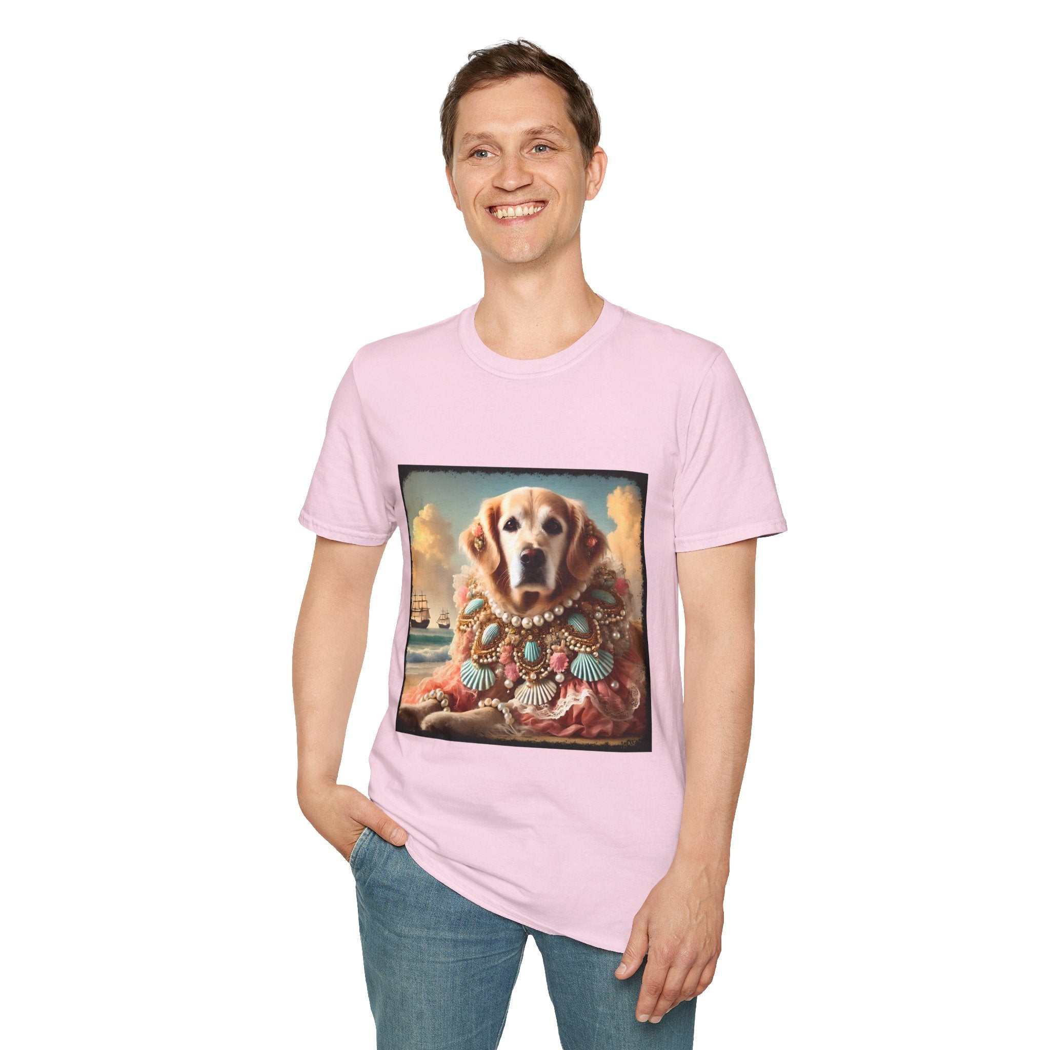 Golden Retriever Beach Beauty | Unisex Dog T-Shirt