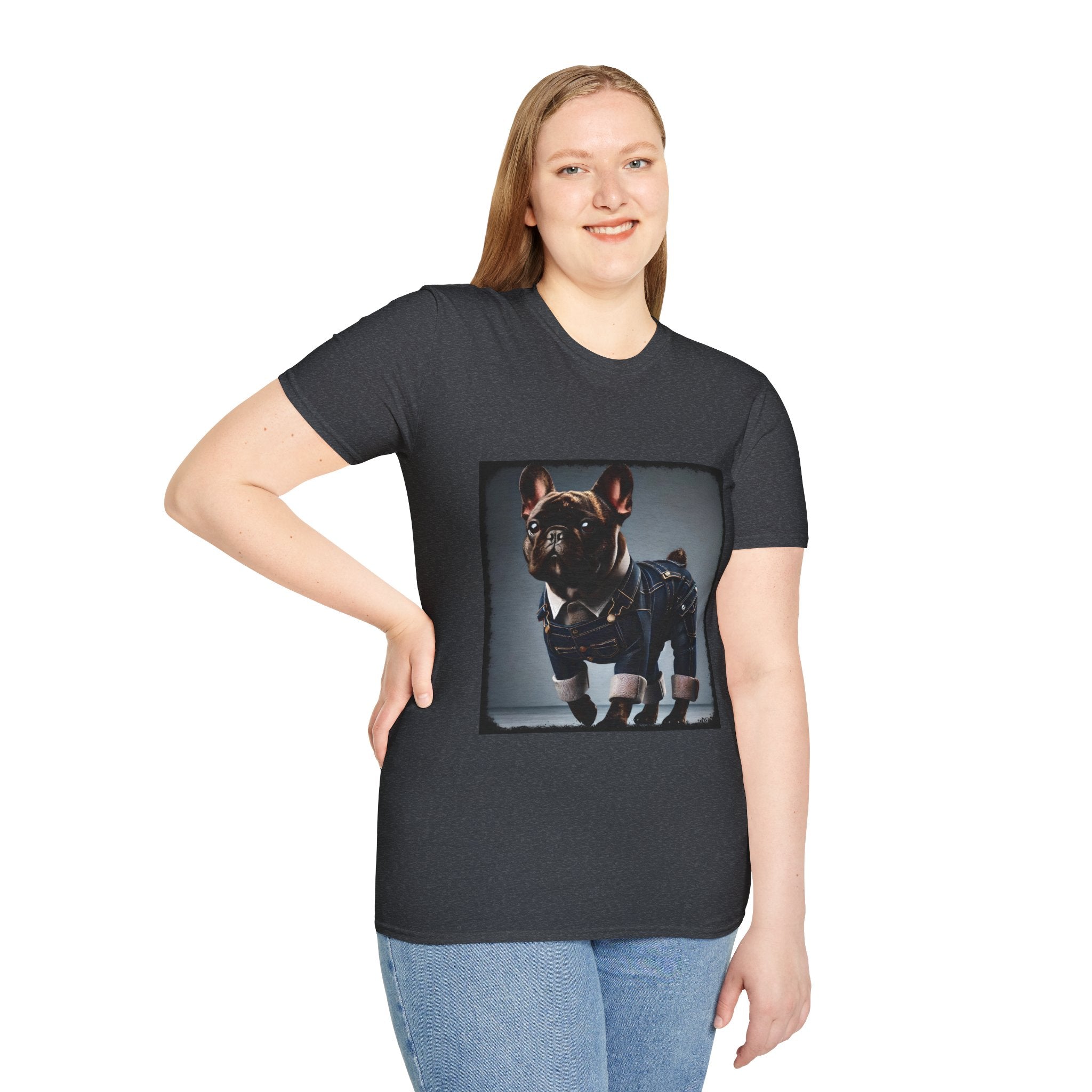 French Bulldog Denim Dream | Unisex Dog T-Shirt