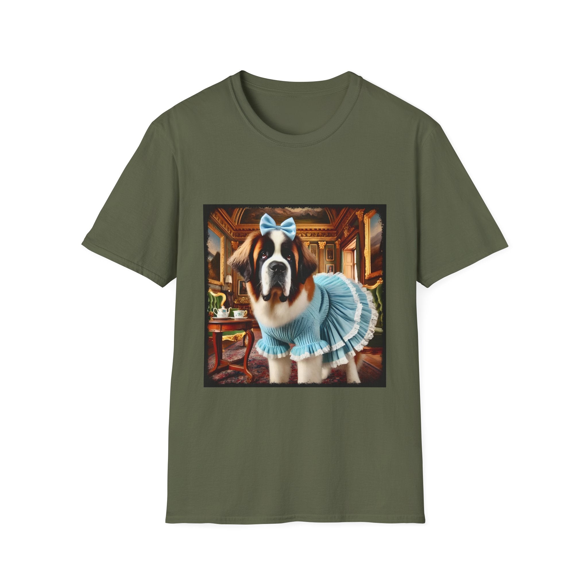 Saint Bernard Pampered Pup | Unisex Dog T-Shirt