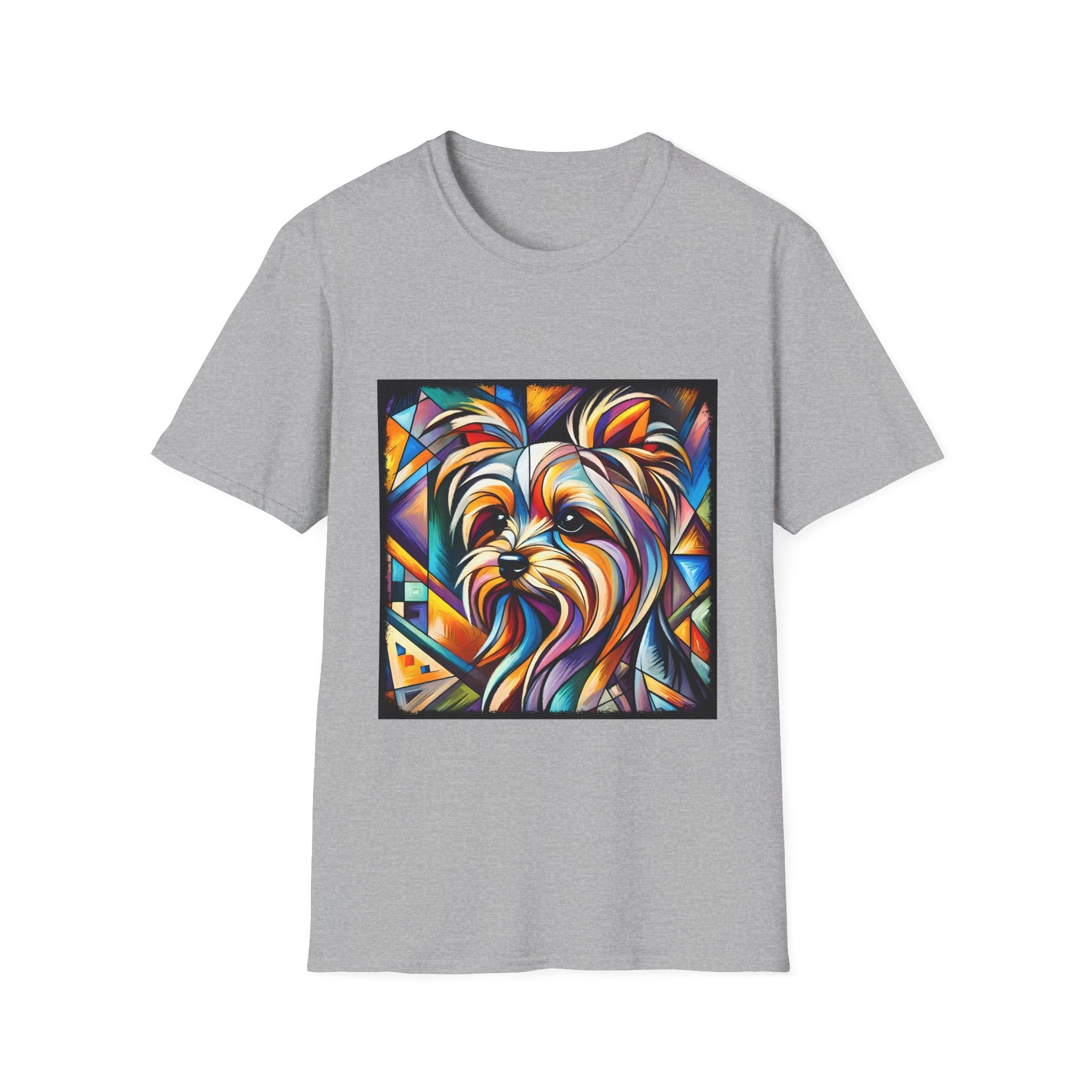 Yorkshire Terrier Bold Geometric | Unisex Dog T-Shirt