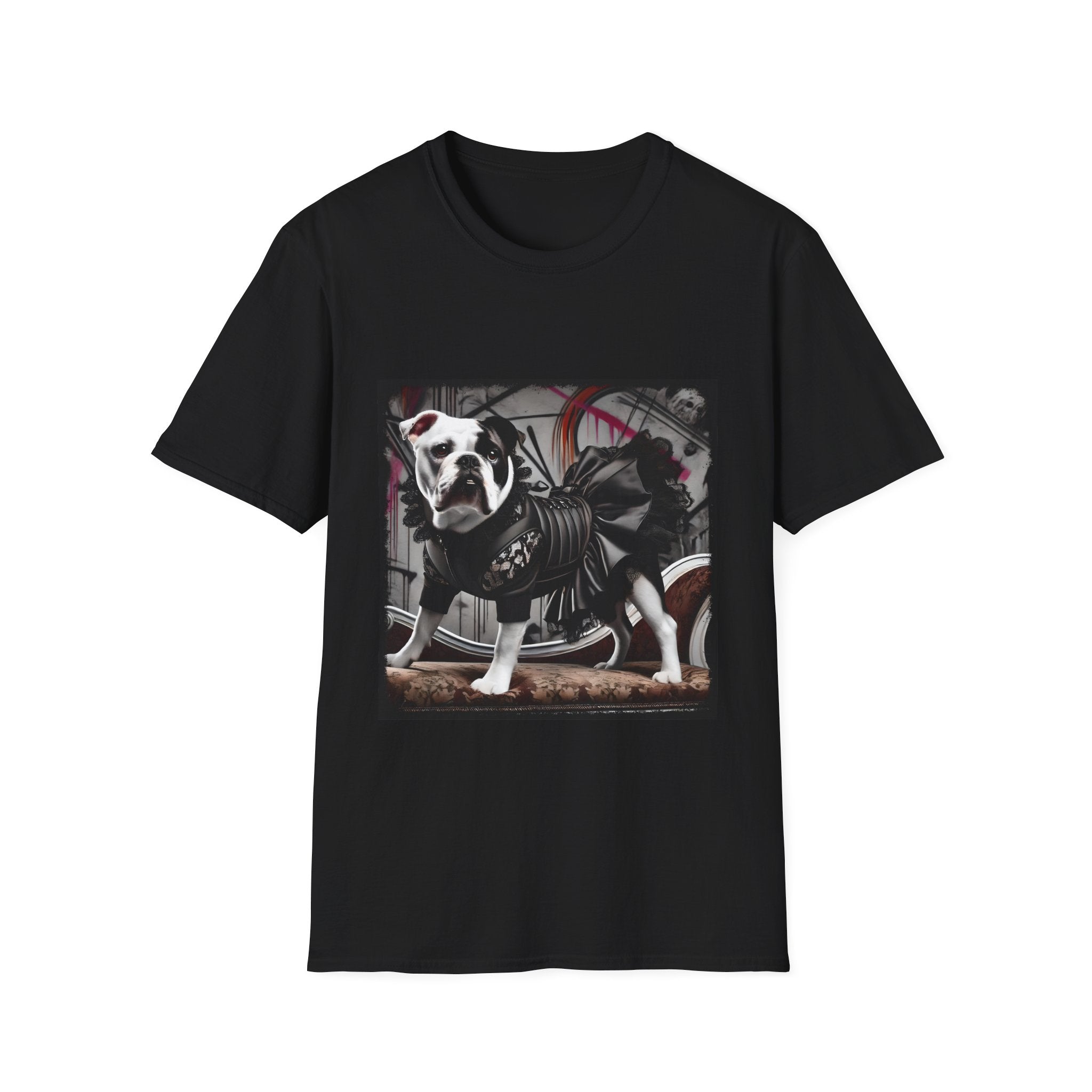 Bulldog Chic Charm | Unisex Dog T-Shirt