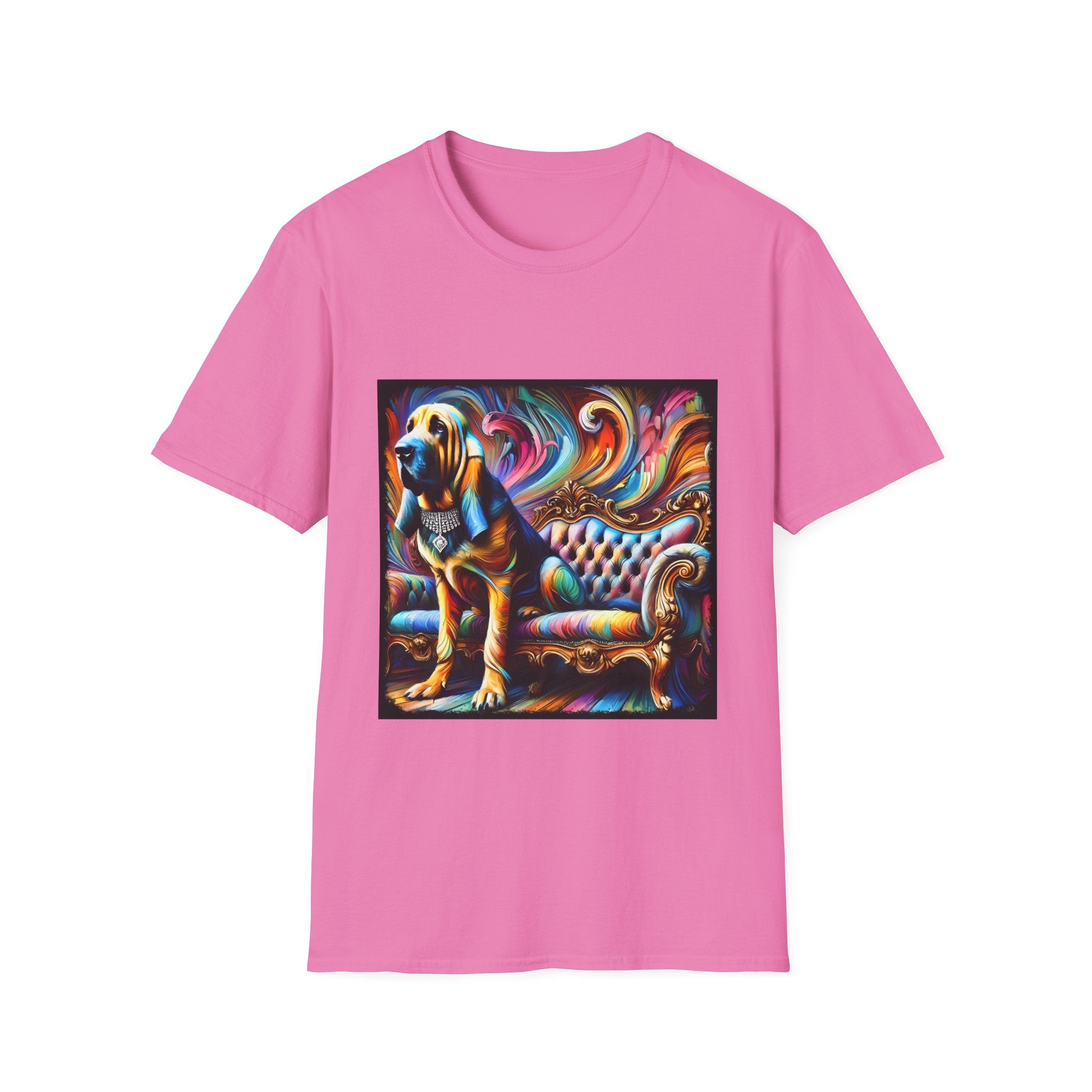 Bloodhound Vivid Swirl | Unisex Dog T-Shirt