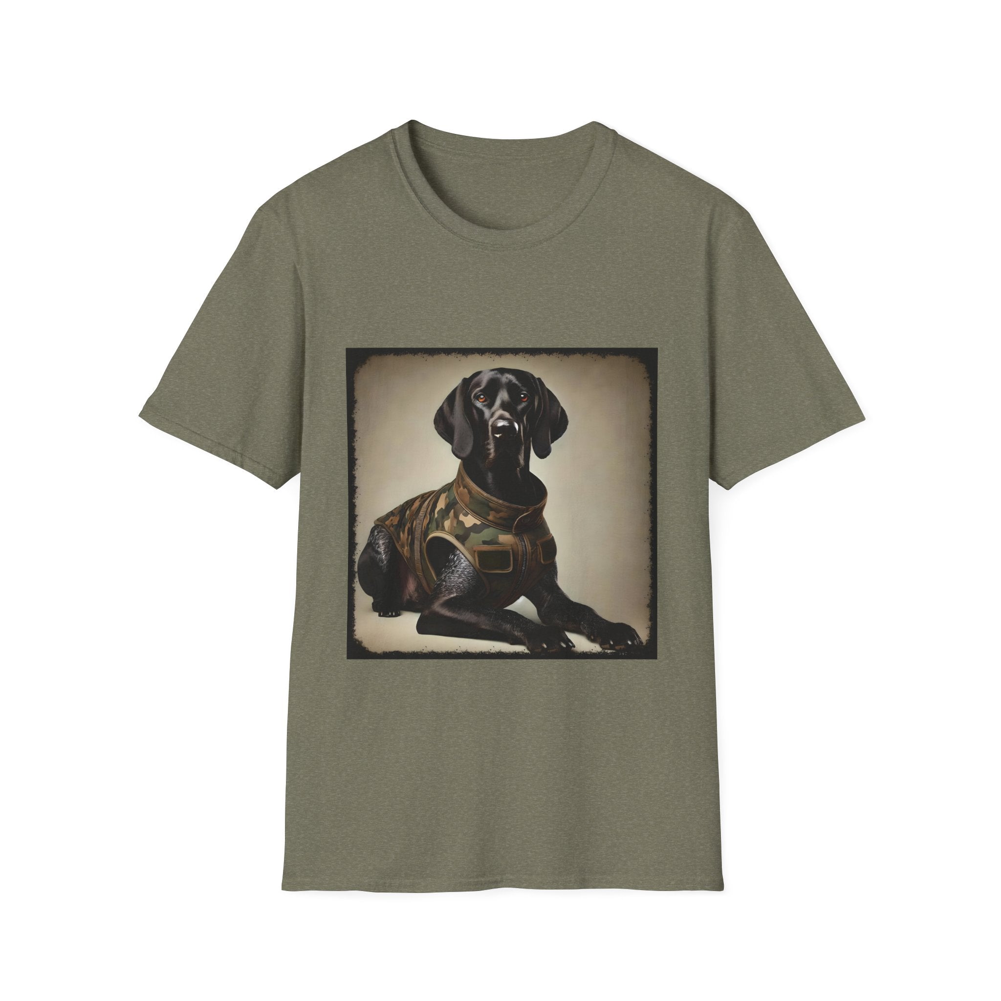 German Shorthaired Pointer Camo Cutie | Unisex Dog T-Shirt