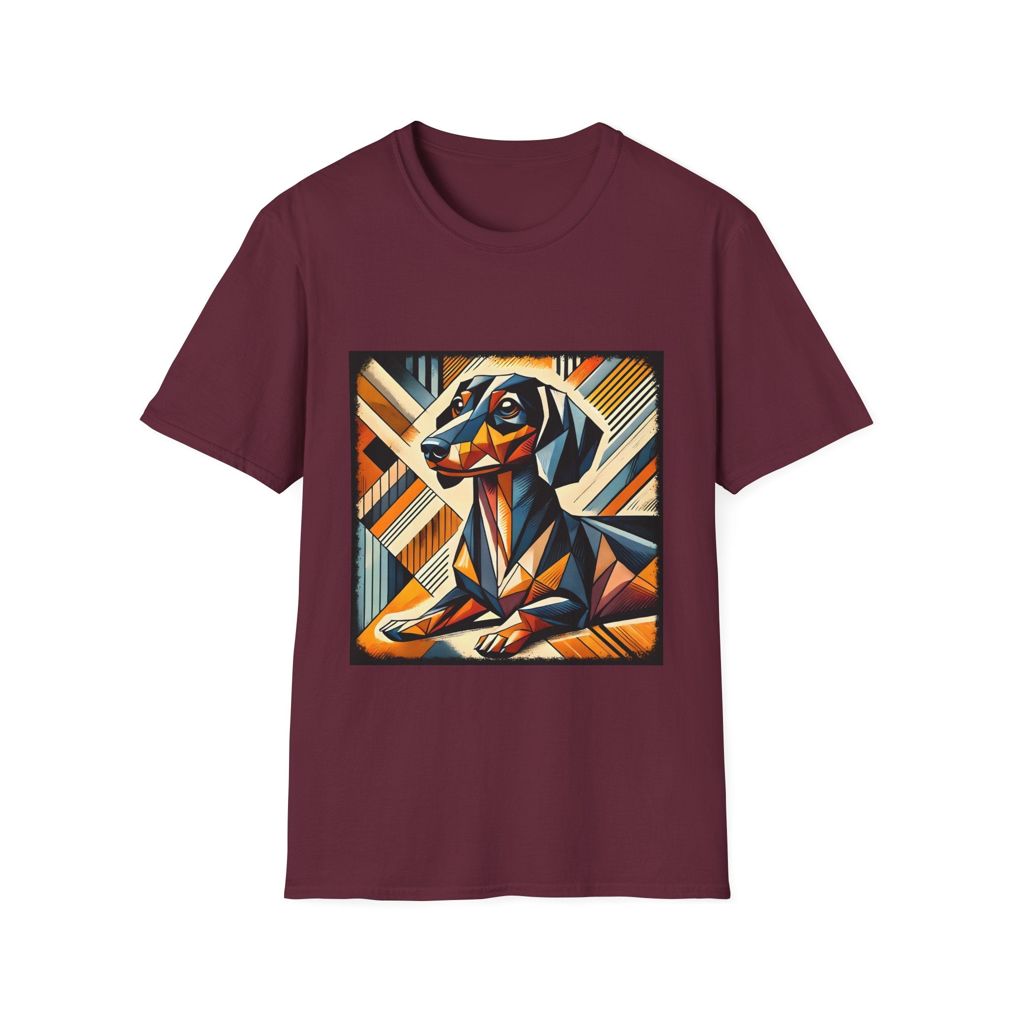 Dachshund Bold Geometric | Unisex Dog T-Shirt