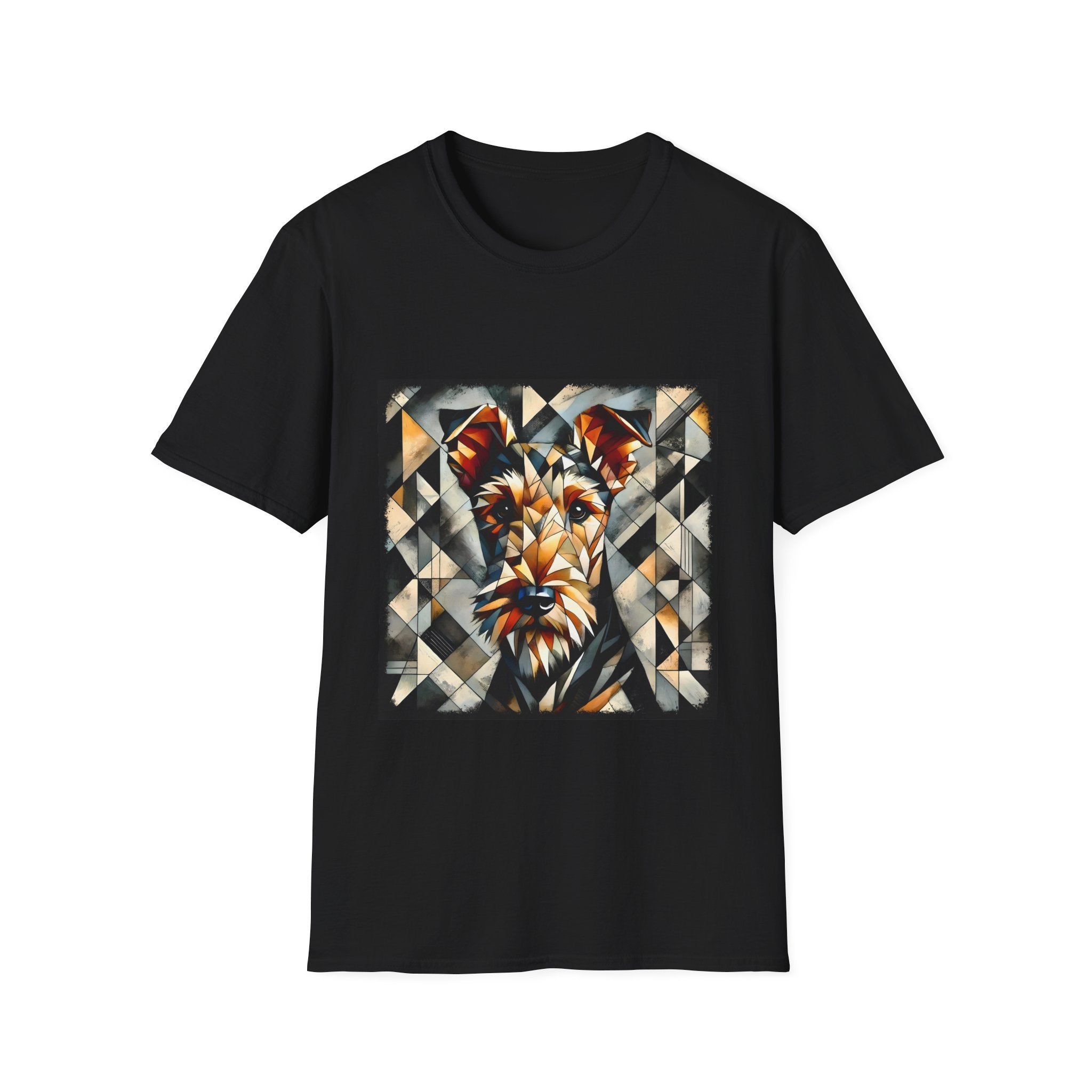 Airedale Terrier Bold Geometric | Unisex Dog T-Shirt