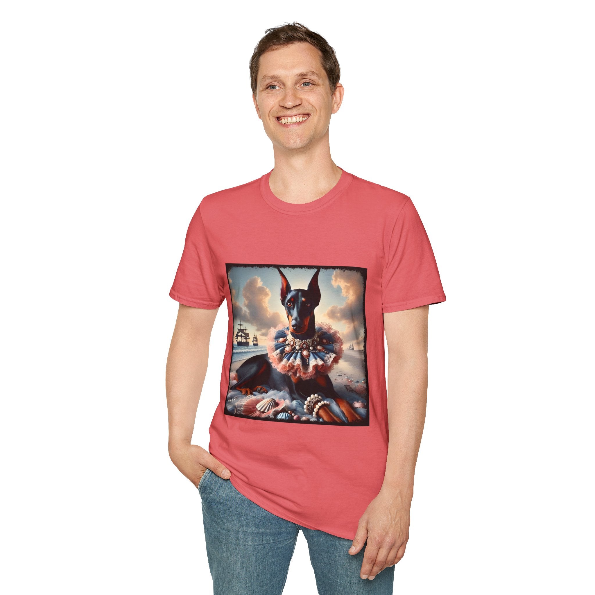 Doberman Pinscher Sand Siren | Unisex Dog T-Shirt