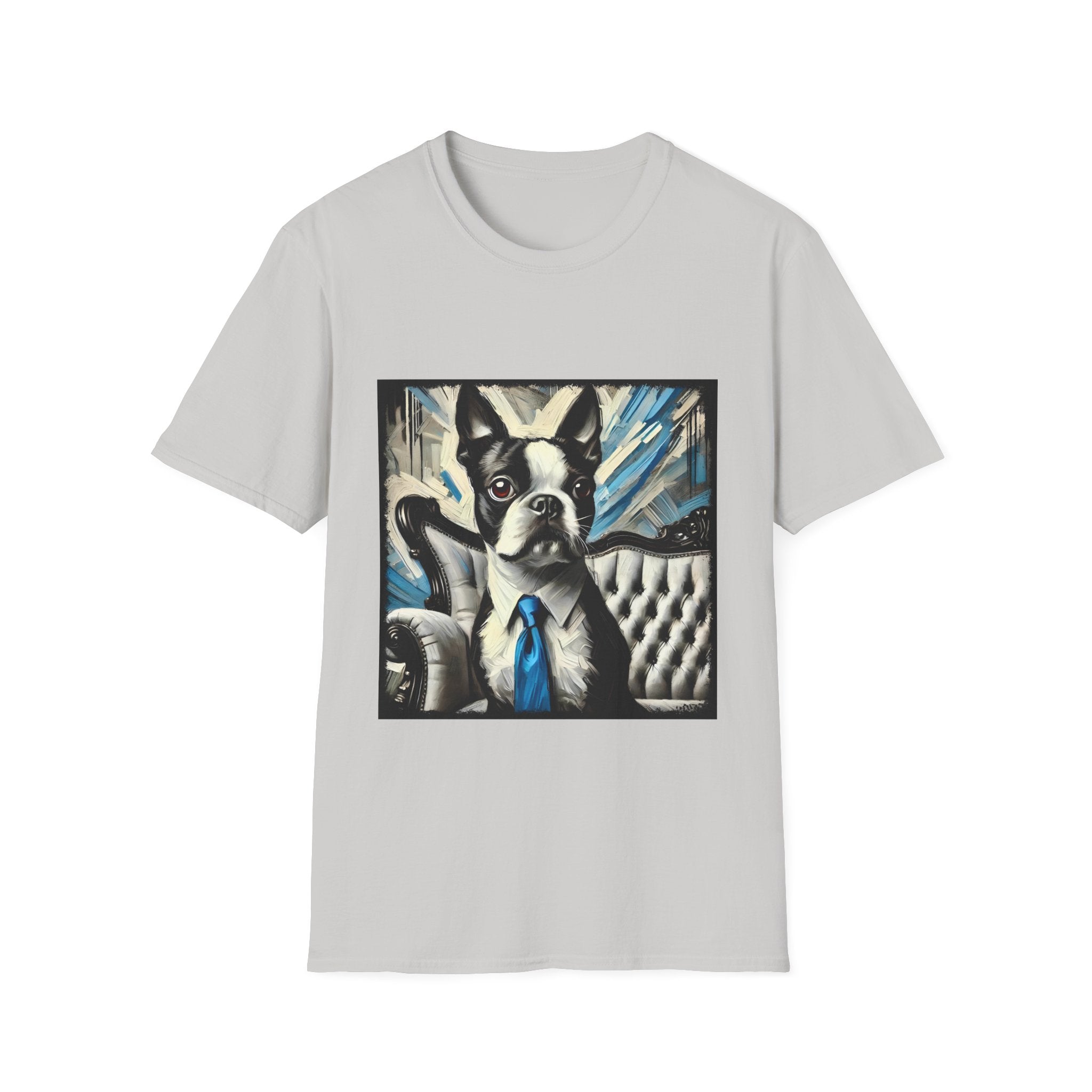 Stylish Boston Terrier breed tee bold tie