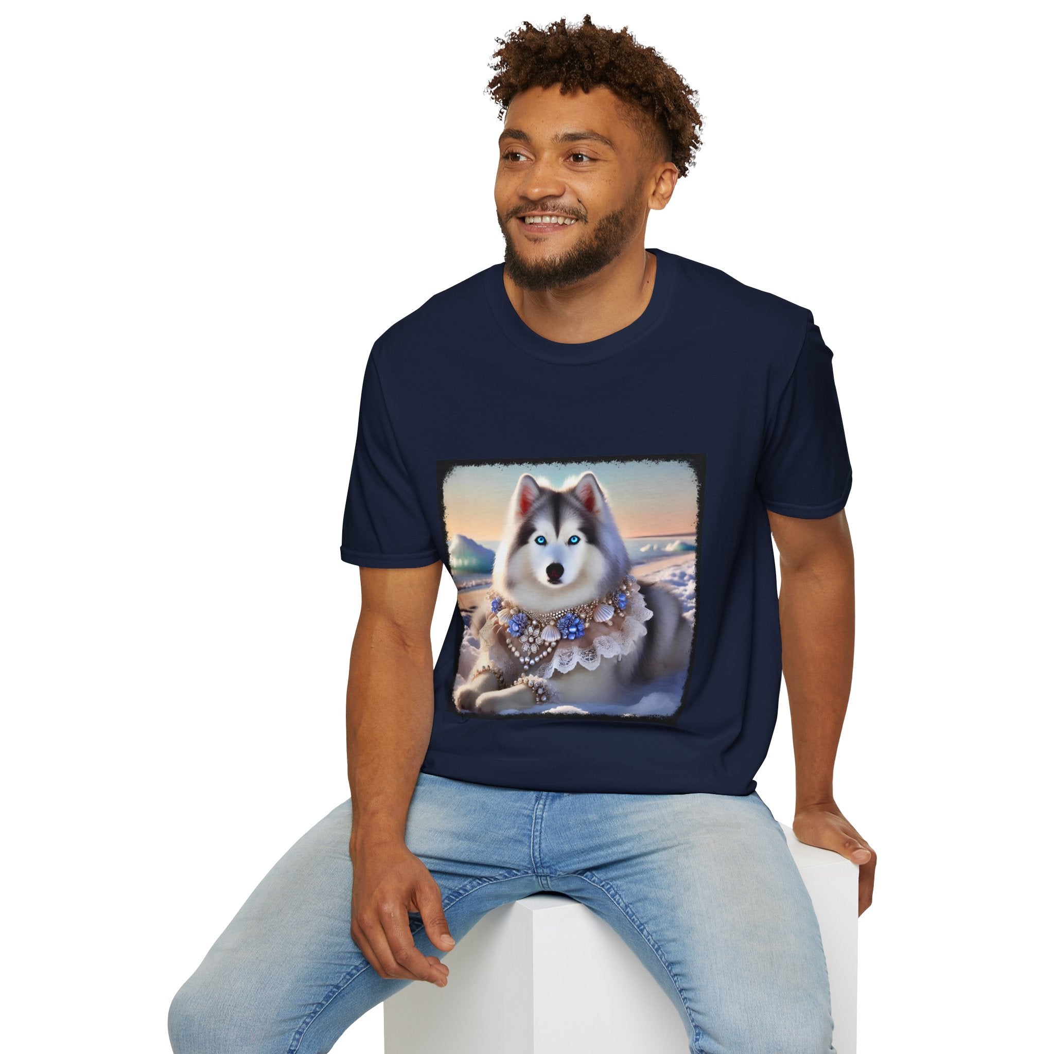 Siberian Husky Snow Princess | Unisex Dog T-Shirt