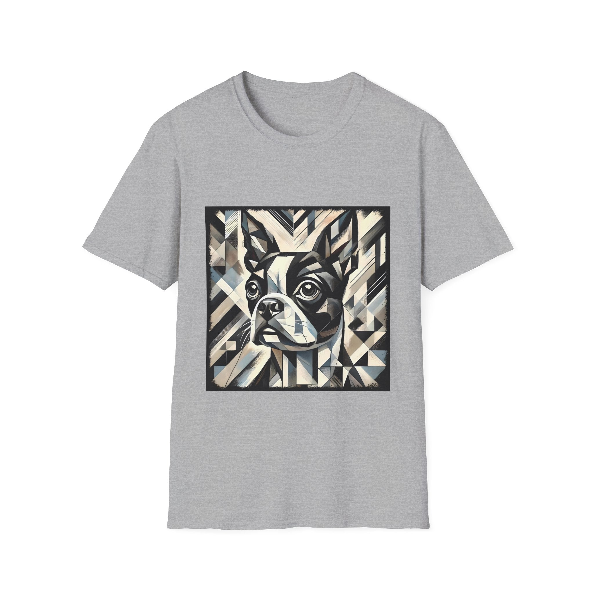 Boston Terrier Geometric | Unisex Dog T-Shirt