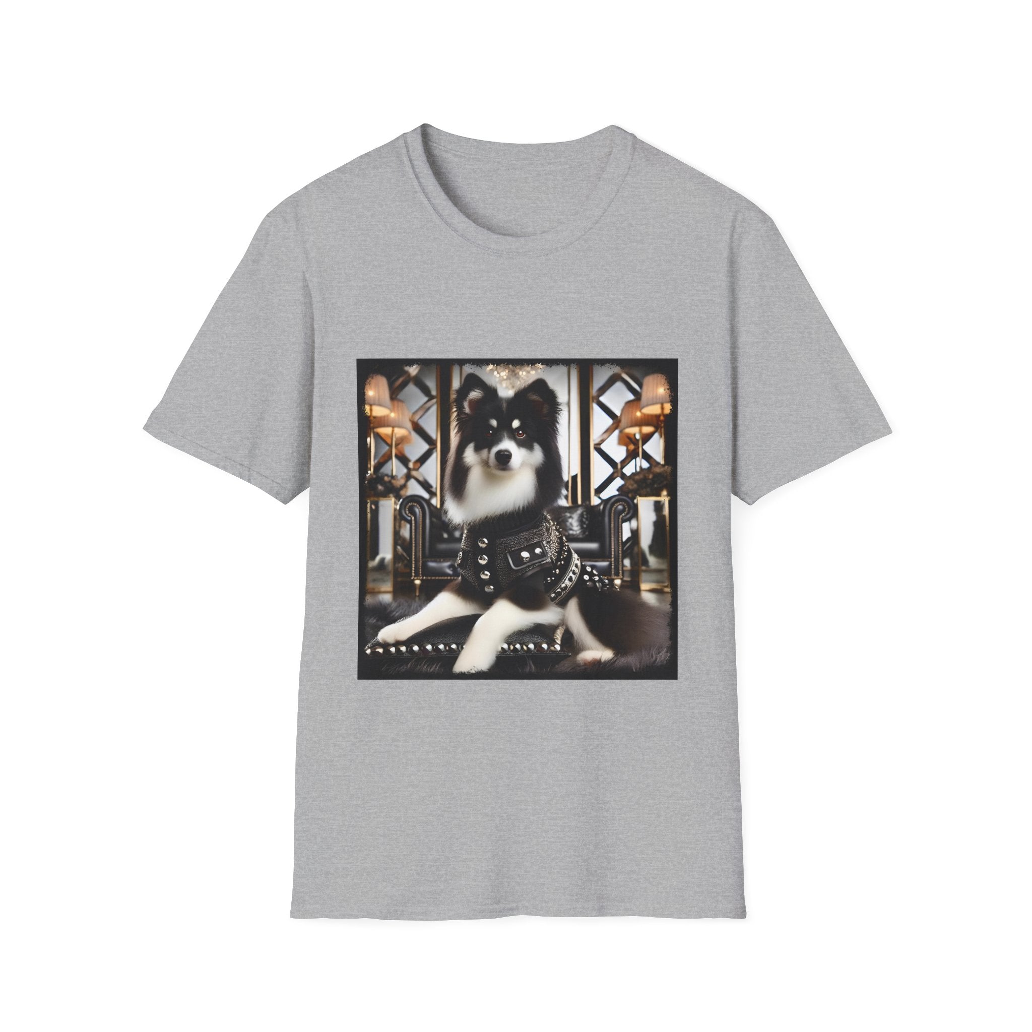 Miniature American Shepherd Breed Portrait Shirt – B&W Baddie Edition