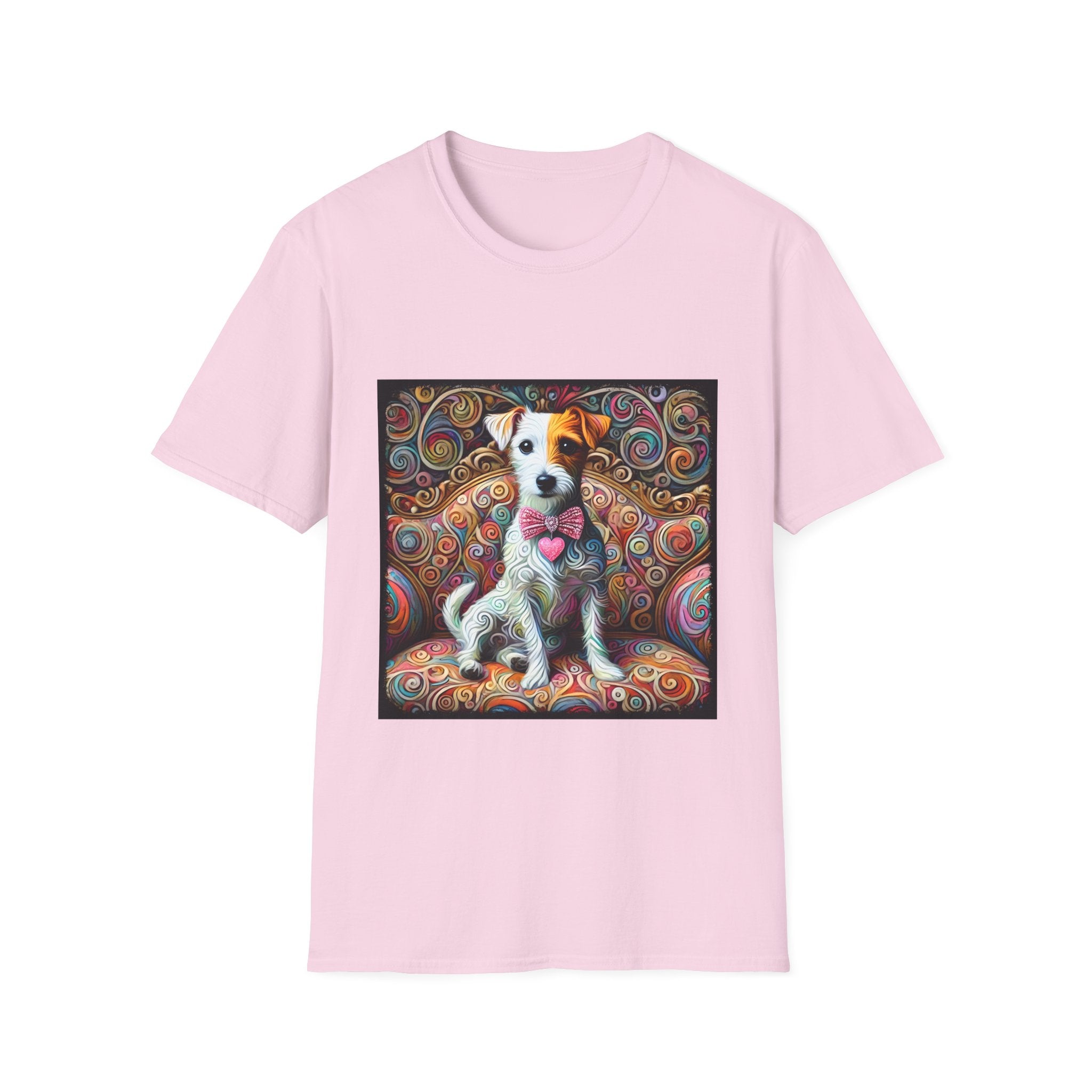 Jack Russell Terrier Love Swirl | Unisex Dog T-Shirt