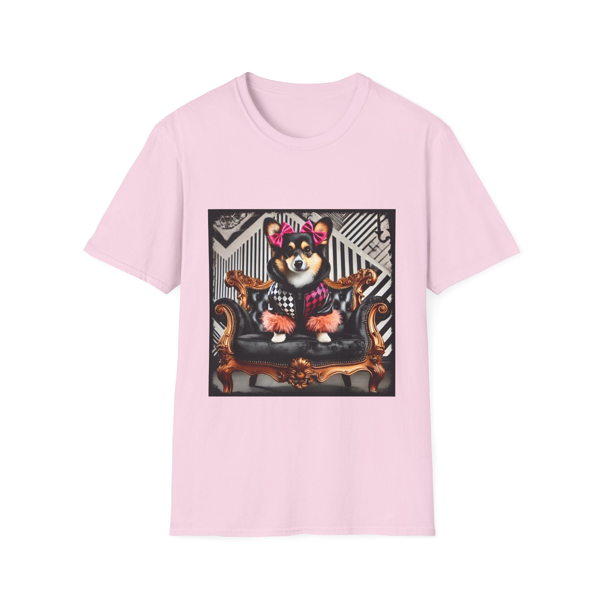Pembroke Welsh Corgi Rock Chic | Unisex Dog T-Shirt