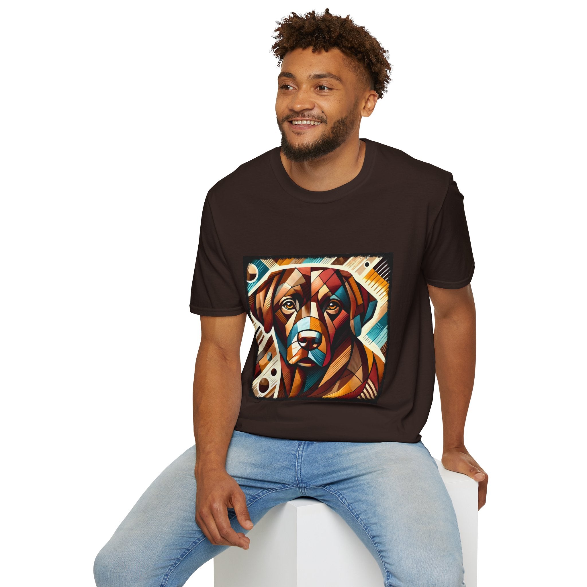 Labrador Retriever Bold Geometric | Unisex Dog T-Shirt