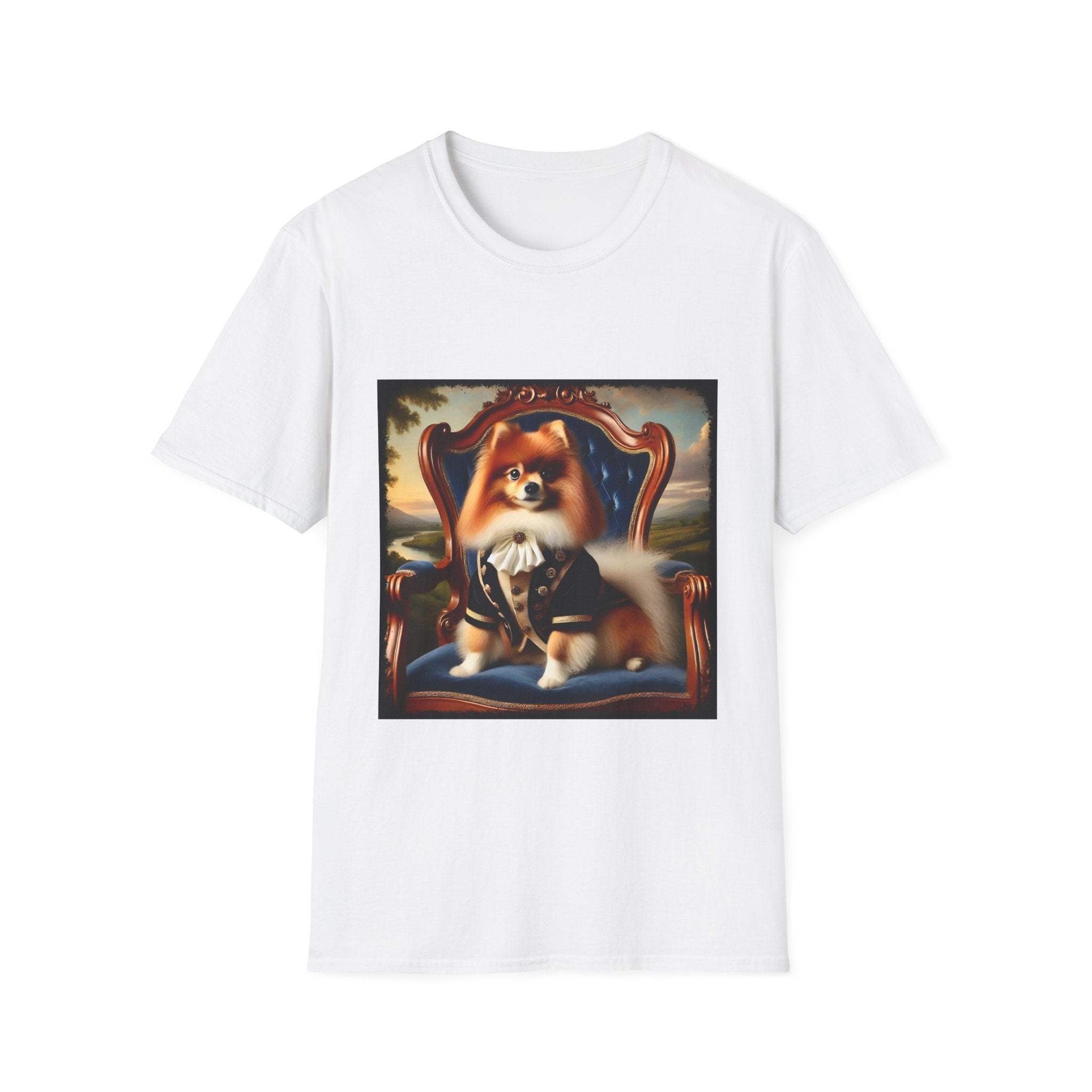 Pomeranian Posh Prince | Unisex Dog T-Shirt