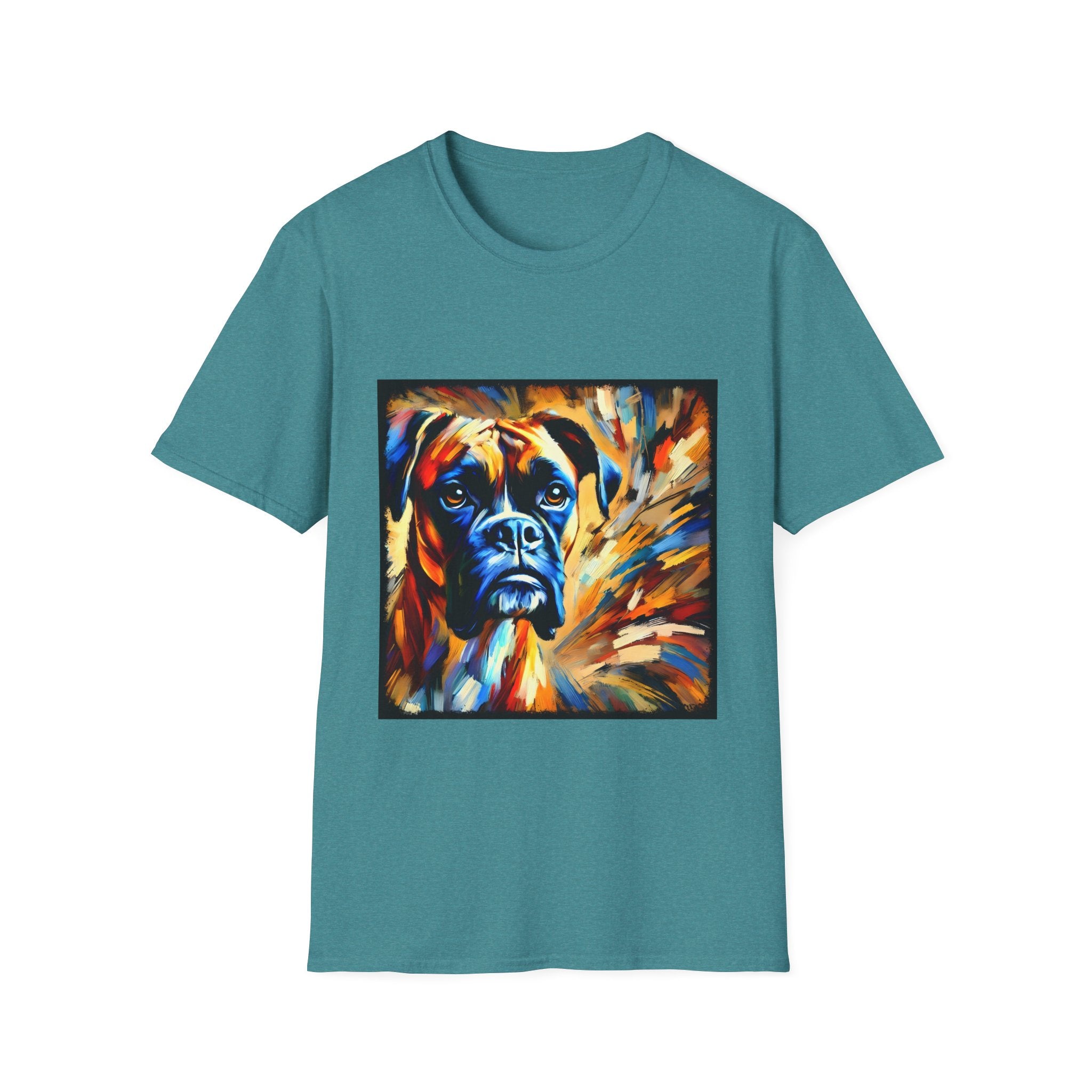 Boxer Sunburst Swirl  | Unisex Dog T-Shirt