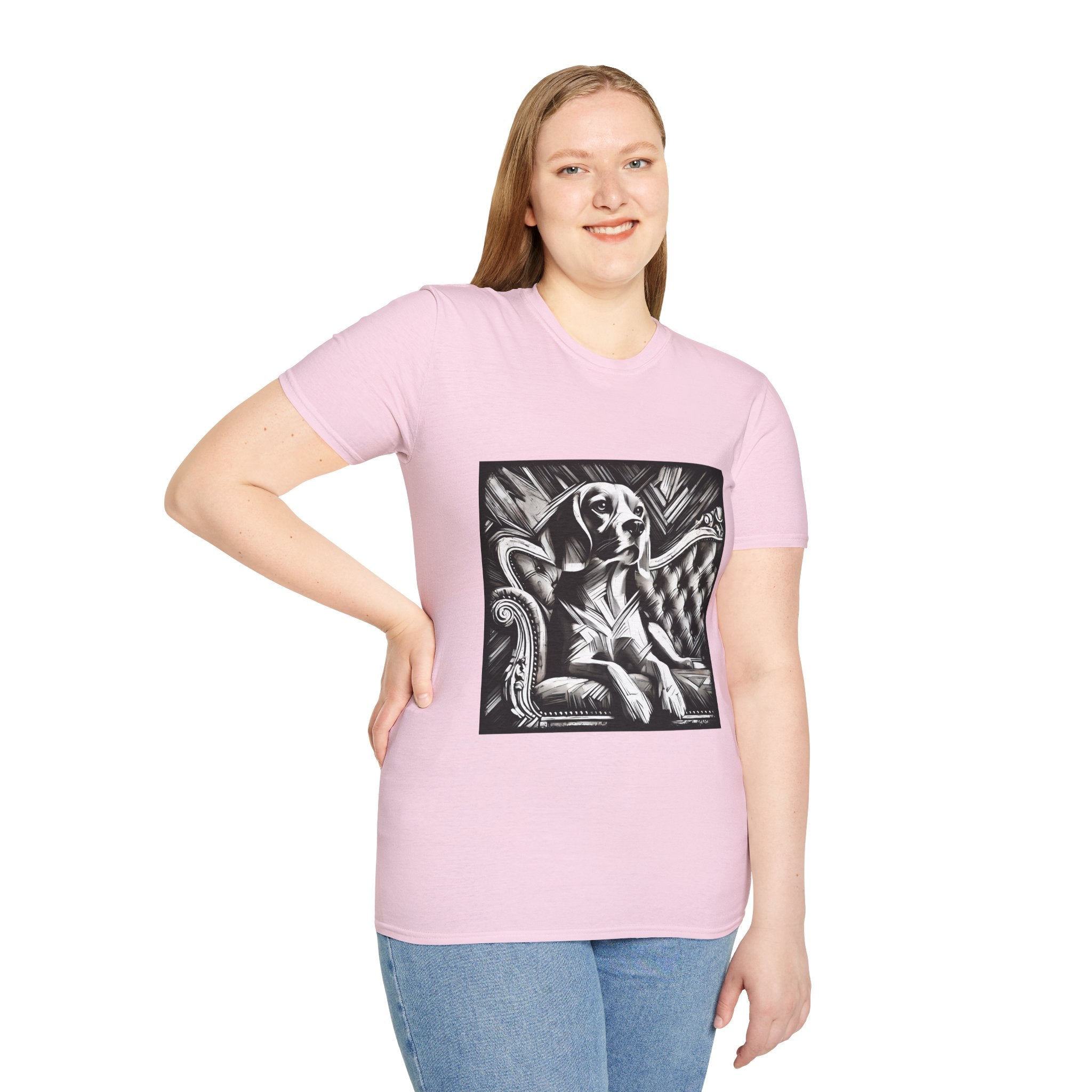 Beagle B&W Bold | Unisex Dog T-Shirt