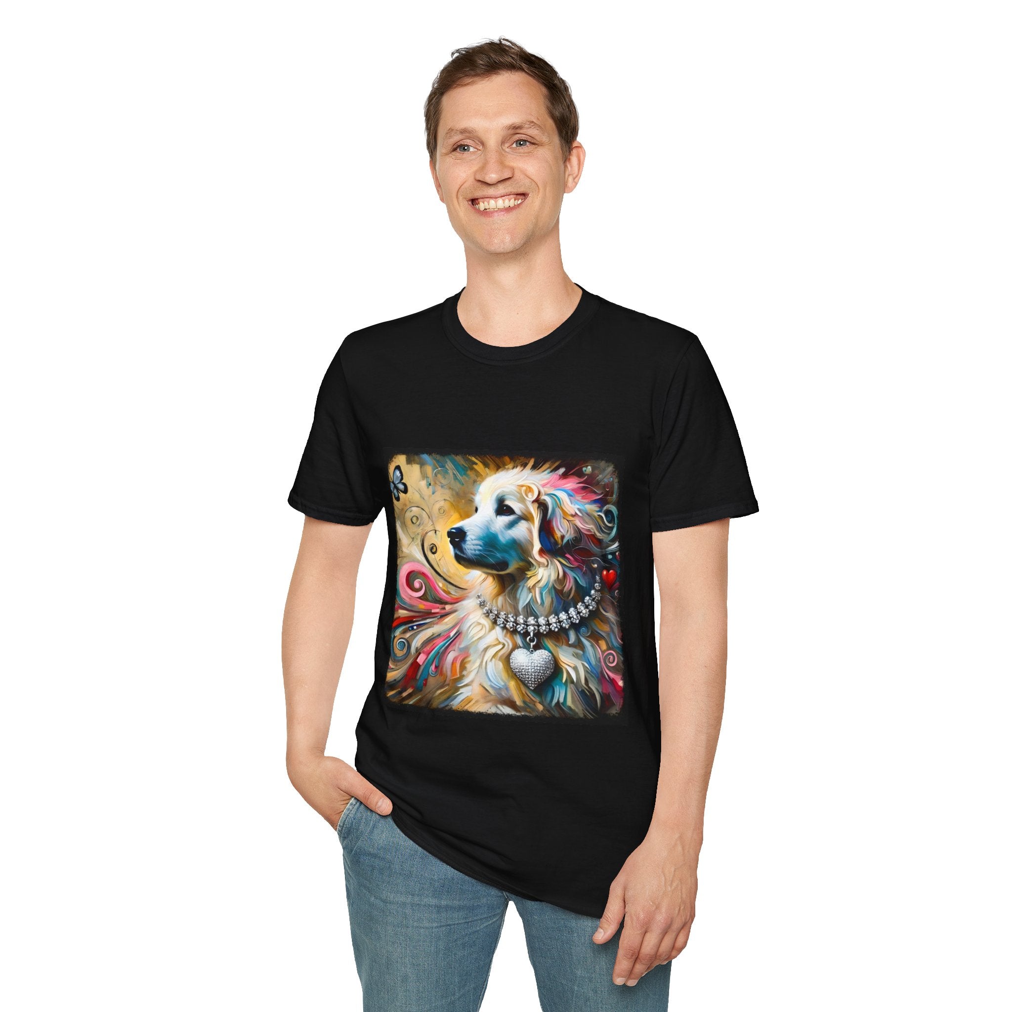 Great Pyrenees Blissful Swirl | Unisex Dog T-Shirt