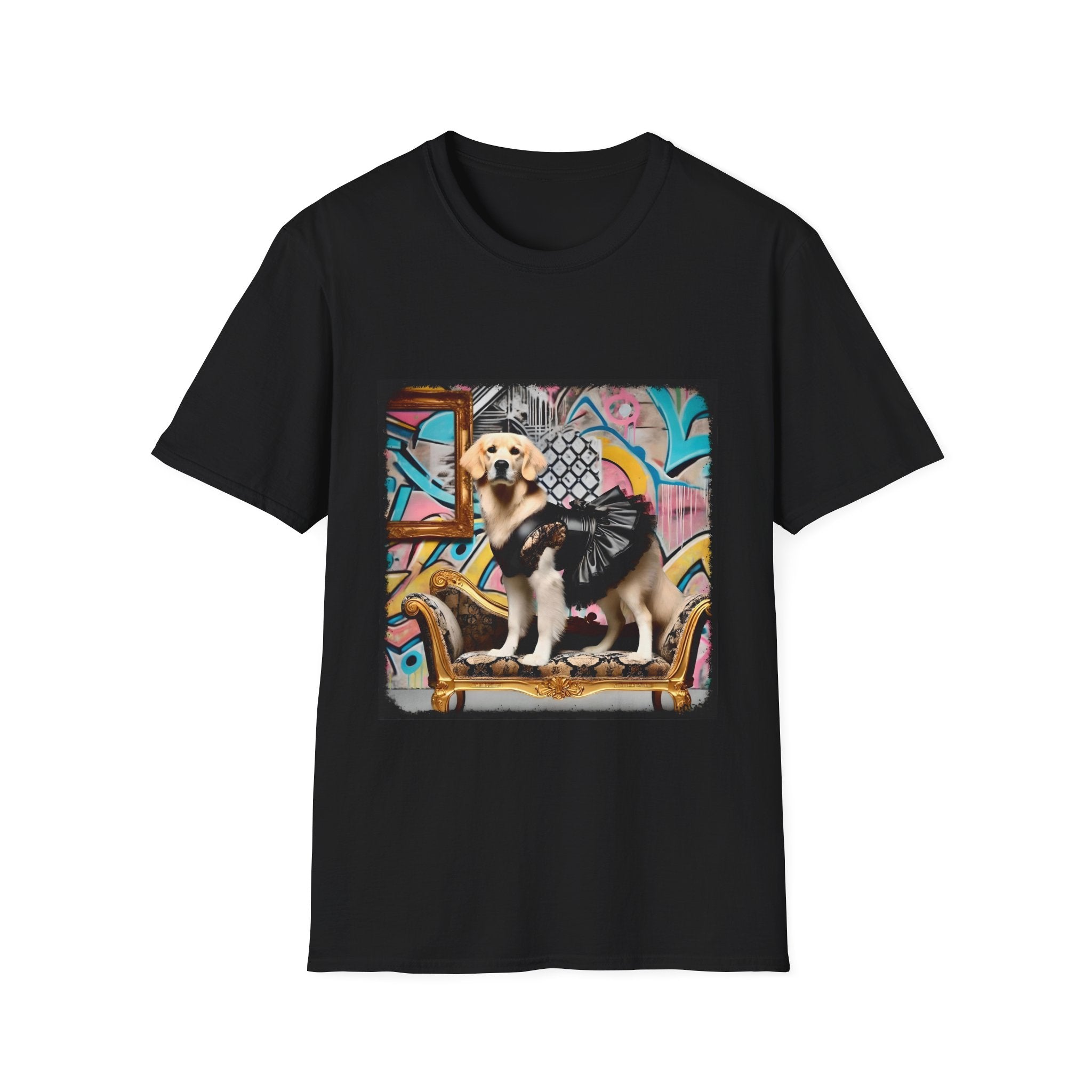 Golden Retriever Urban Chic | Unisex Dog T-Shirt
