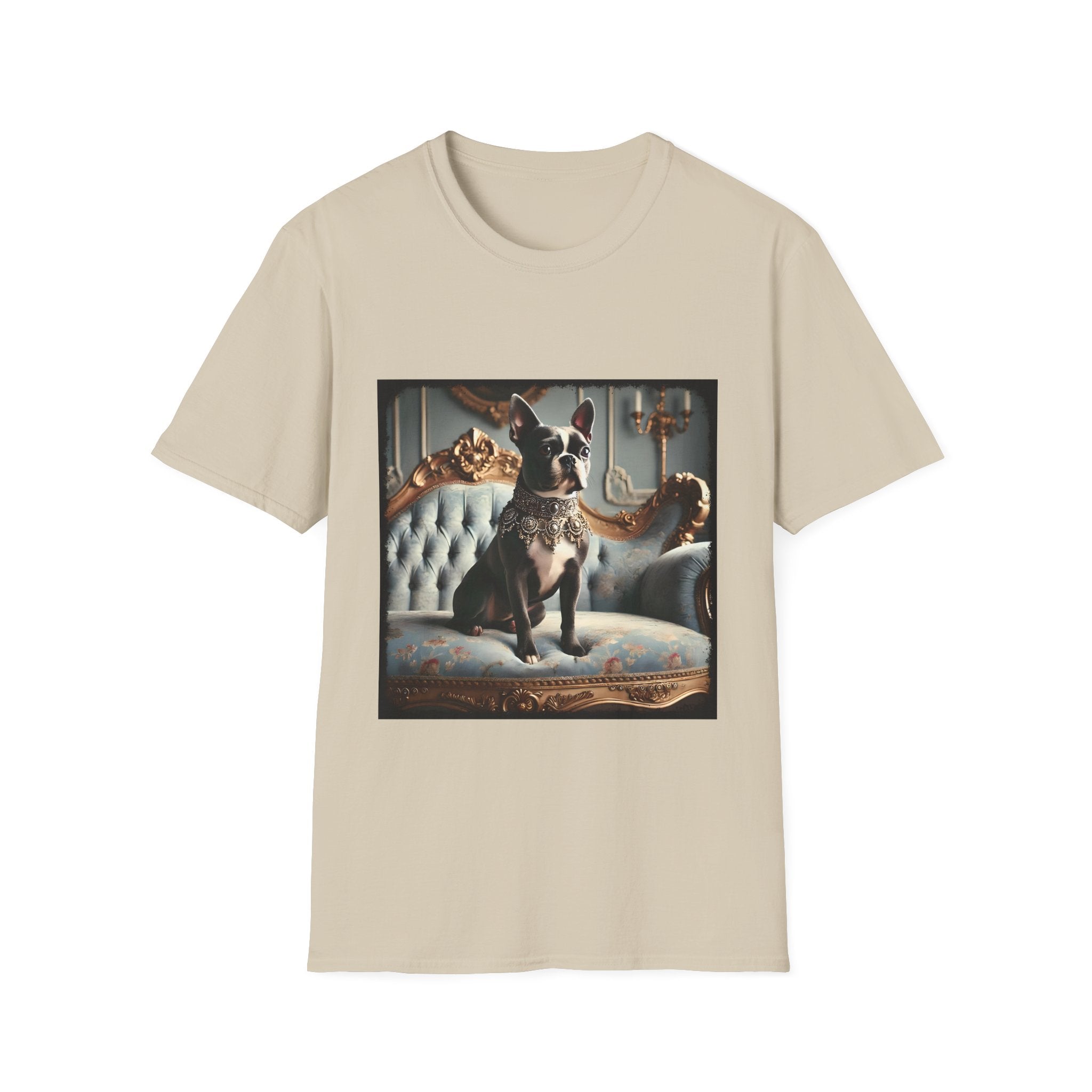 Boston Terrier Blue Royalty | Unisex Dog T-Shirt