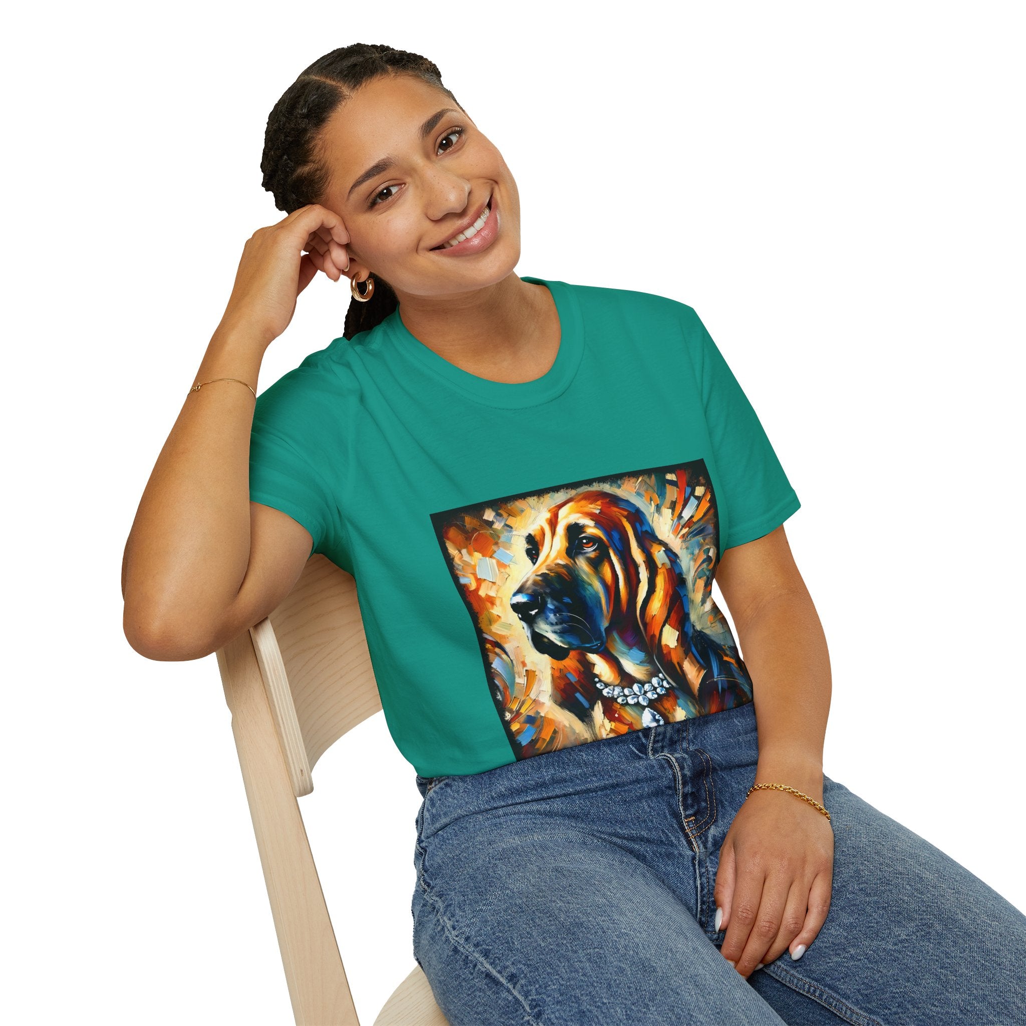 Bloodhound Diamond Bold Classic | Unisex Dog T-Shirt