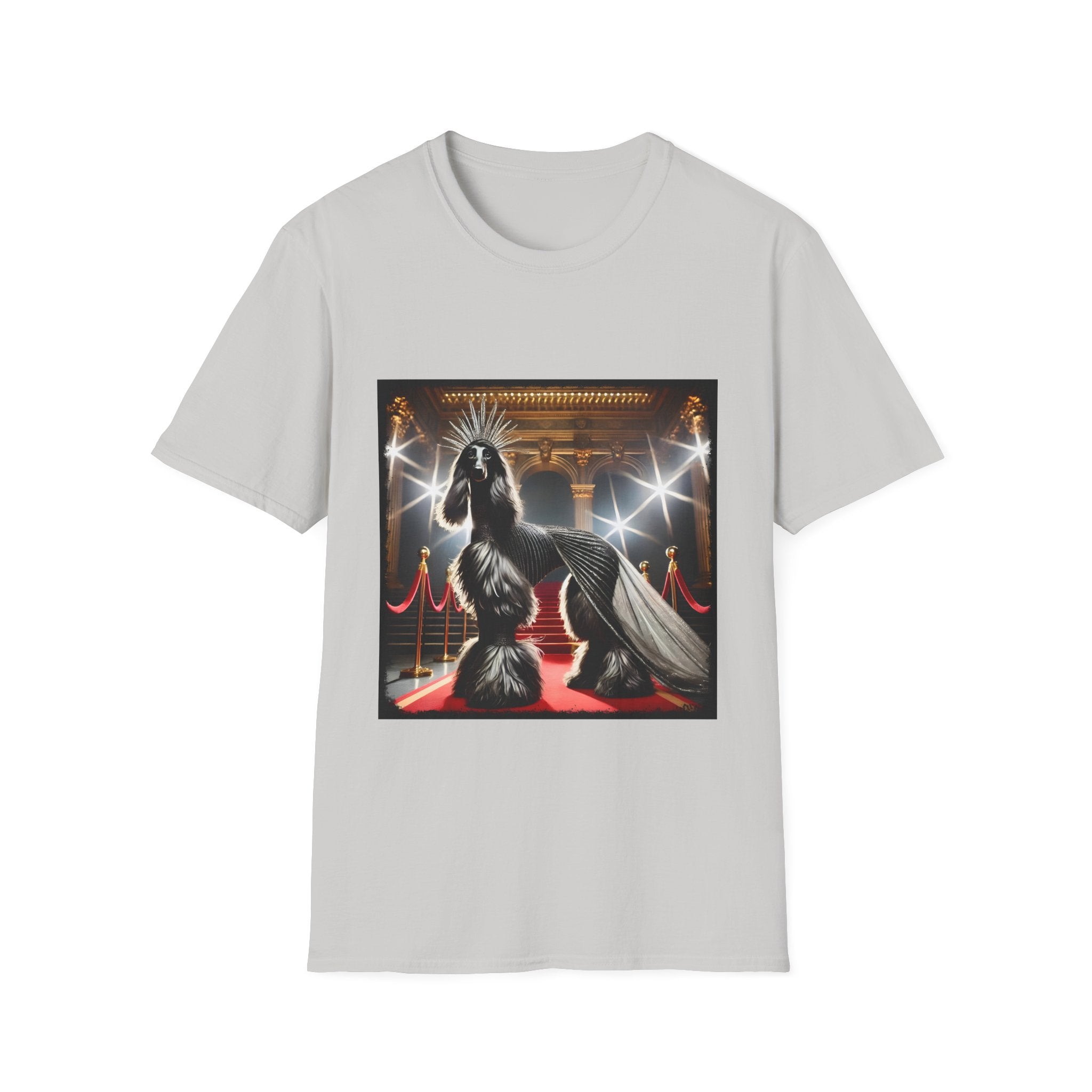 Afghan Hound Runway Royalty | Unisex Dog T-Shirt