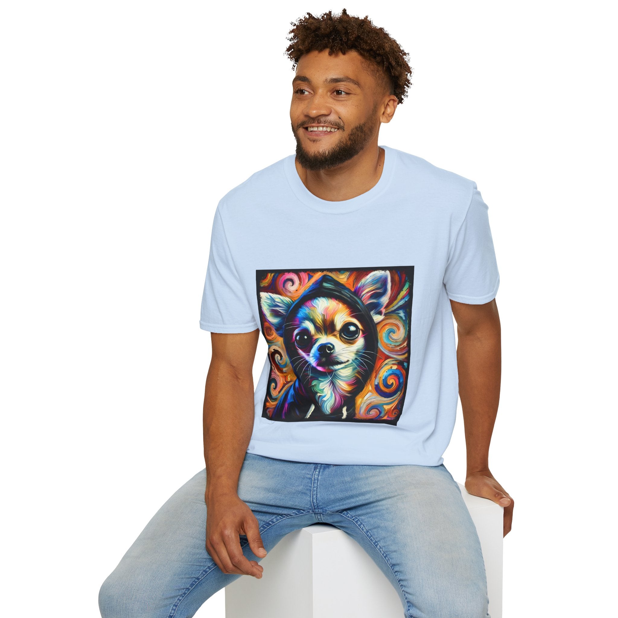 Chihuahua Relaxed Swirl | Unisex Dog T-Shirt