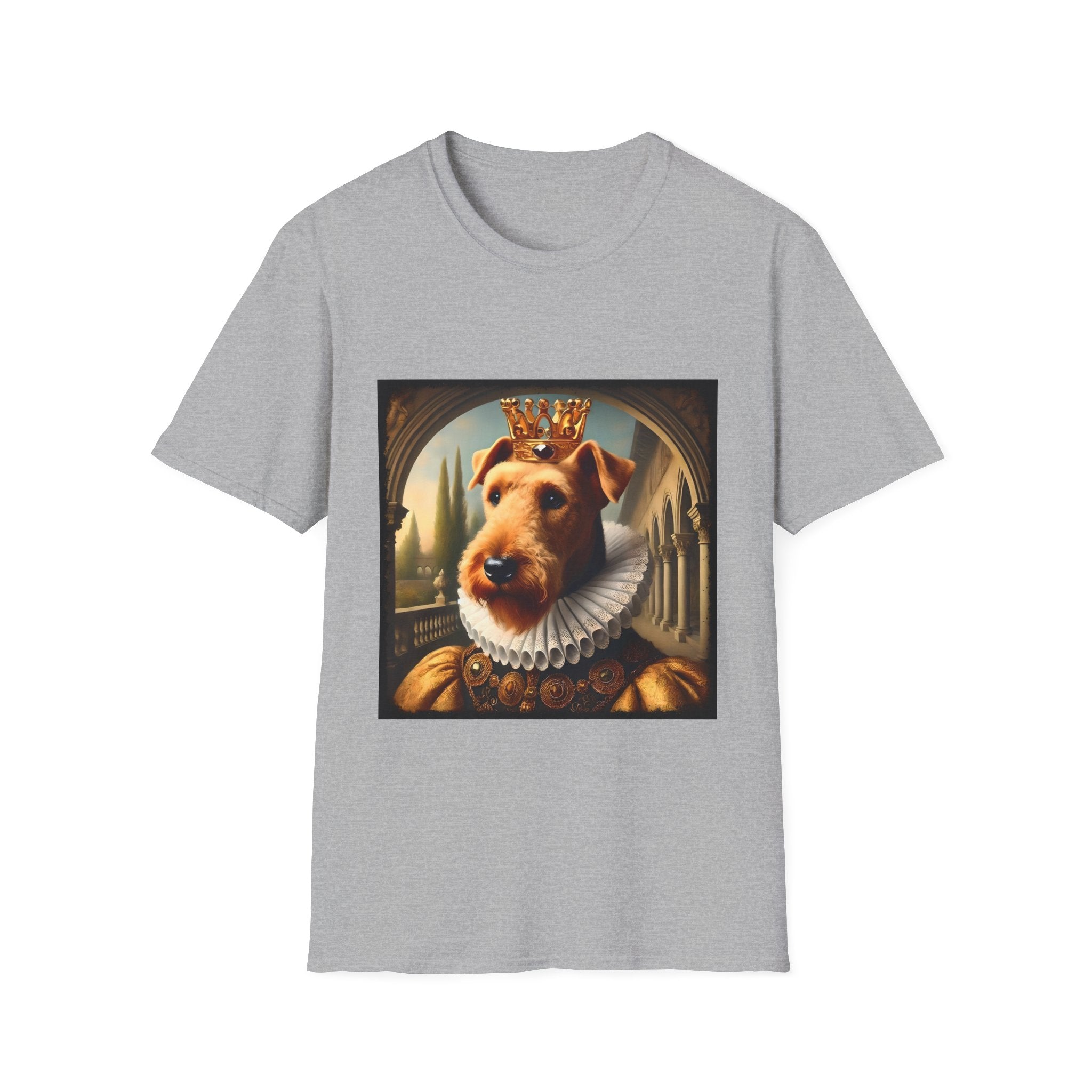 Airedale Terrier Crowned Gent | Unisex Dog T-Shirt