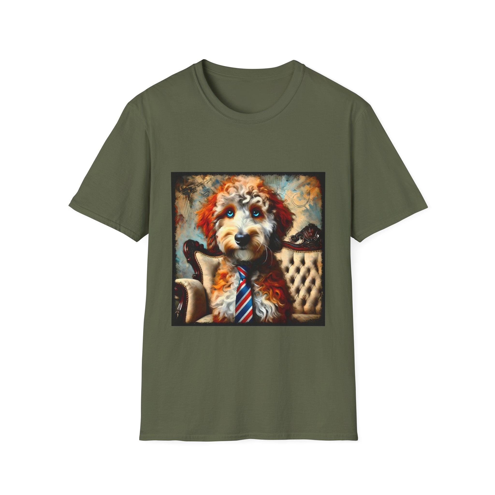 Aussiedoodle Blue Eyed Boy | Unisex Dog T-Shirt
