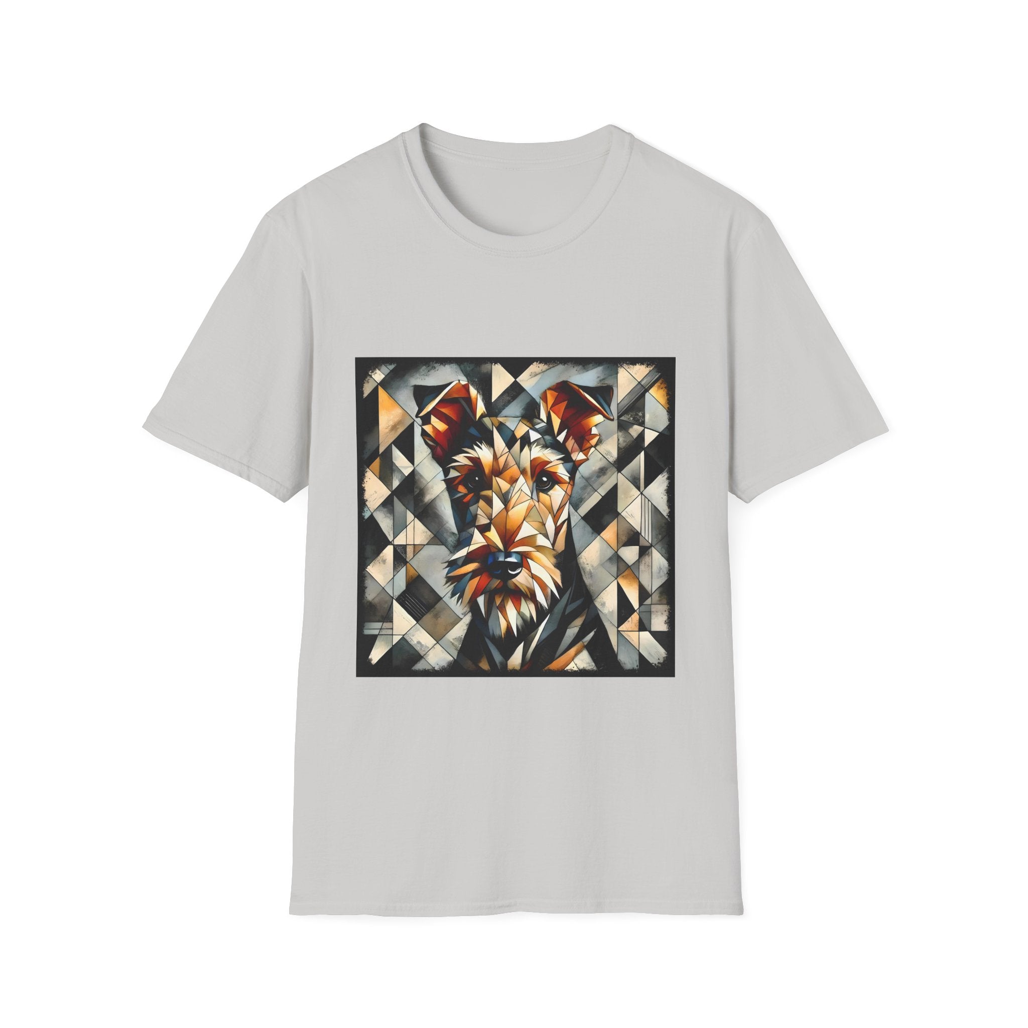 Airedale Terrier Bold Geometric | Unisex Dog T-Shirt