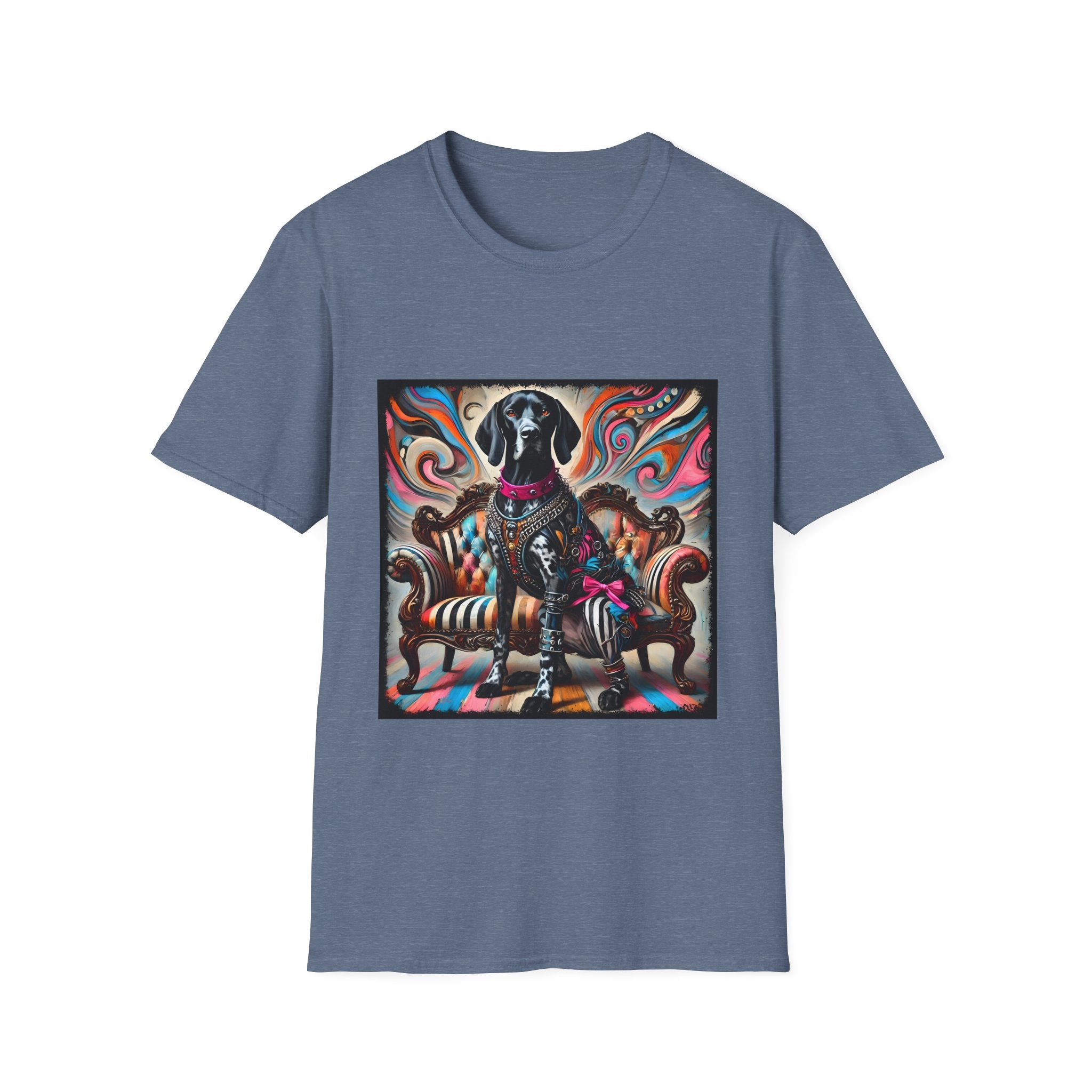 German Shorthaired Pointer Rebel Rocker | Unisex Dog T-Shirt