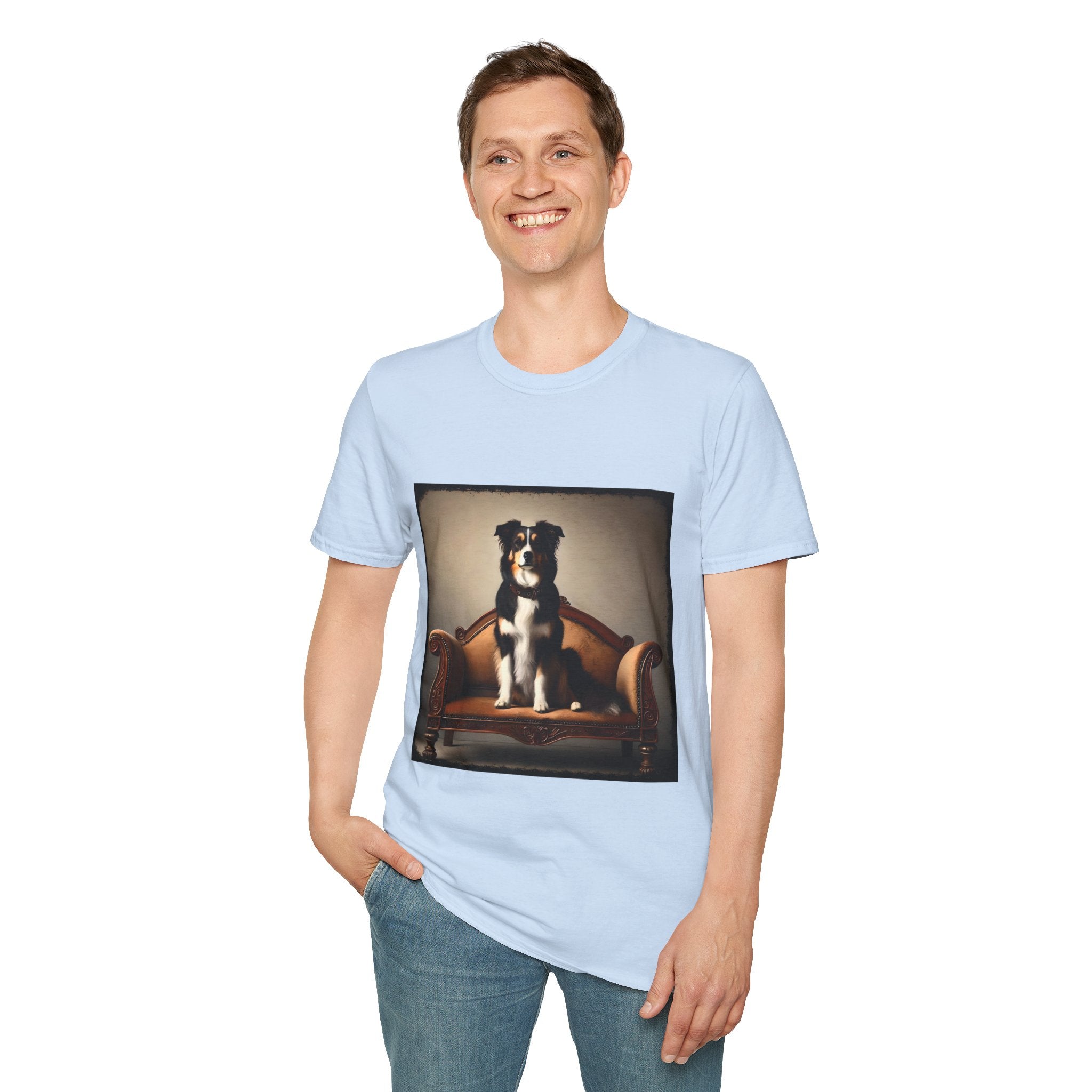 Border Collie Dapper Duke | Unisex Dog T-Shirt