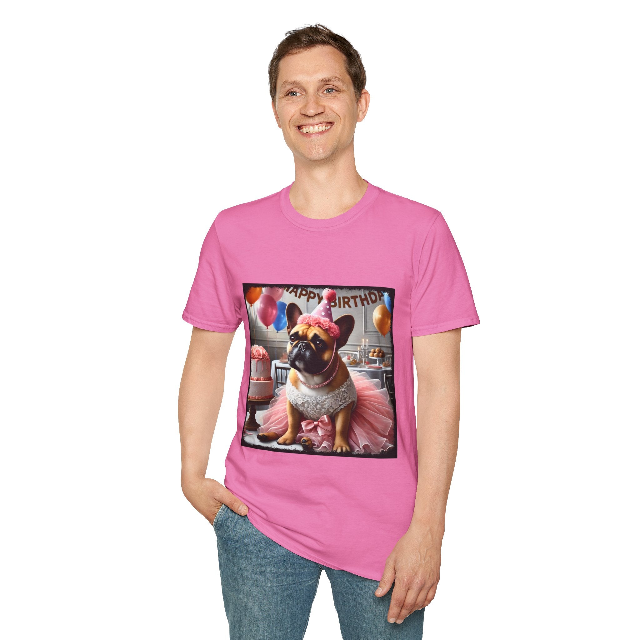 French Bulldog Birthday Girl | Unisex Dog T-Shirt