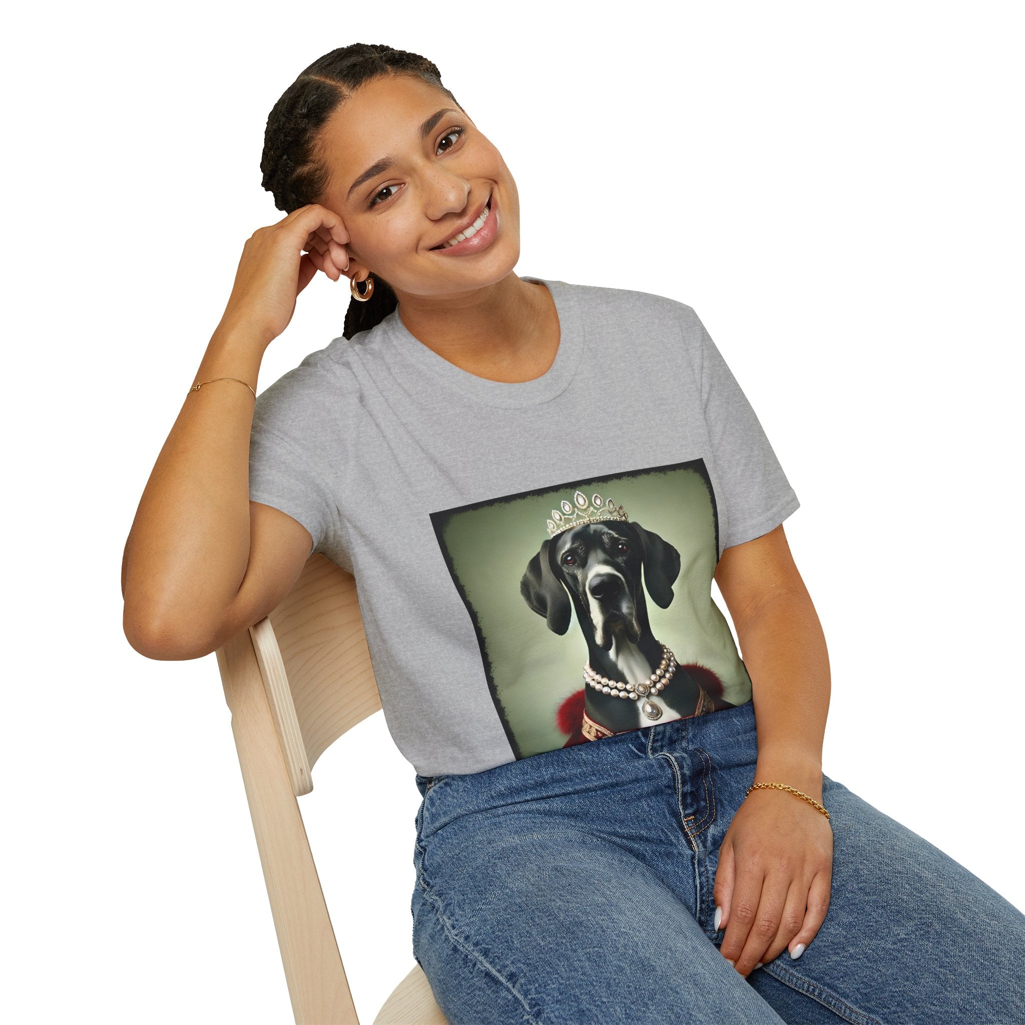 Great Dane Pearl Princess | Unisex Dog T-Shirt