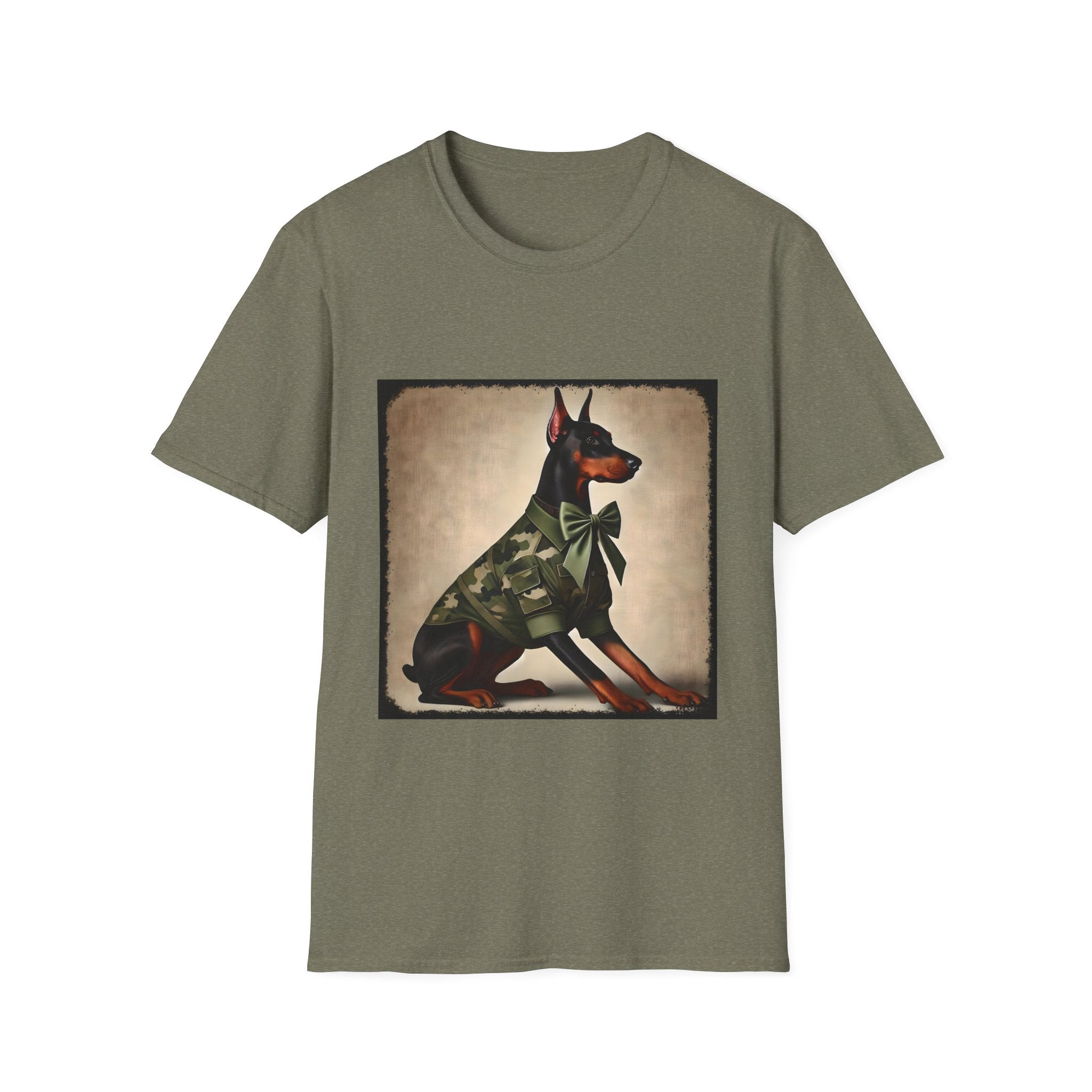 Doberman Pinscher Camo Cutie | Unisex Dog T-Shirt