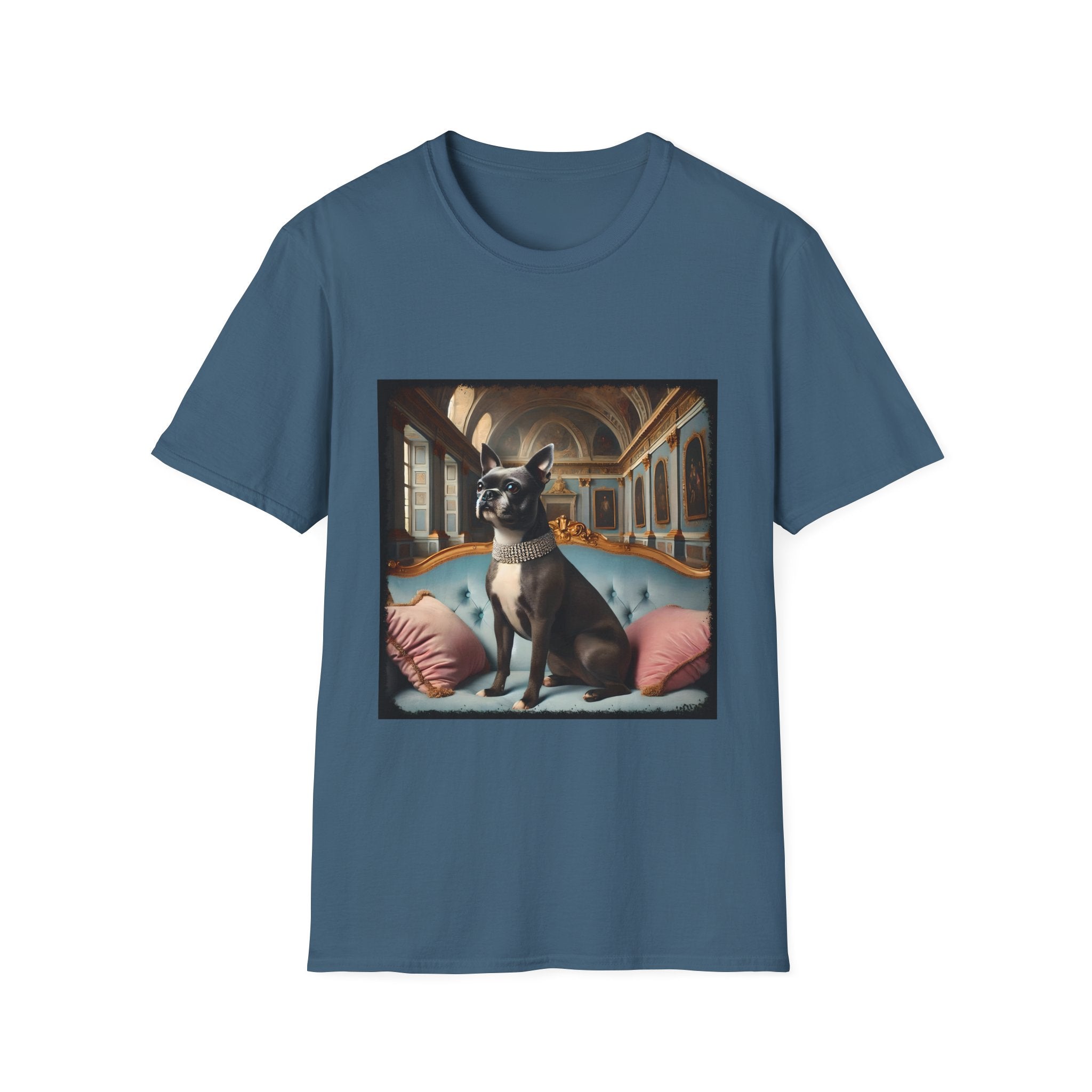 Boston Terrier Blue Baroness | Unisex Dog T-Shirt