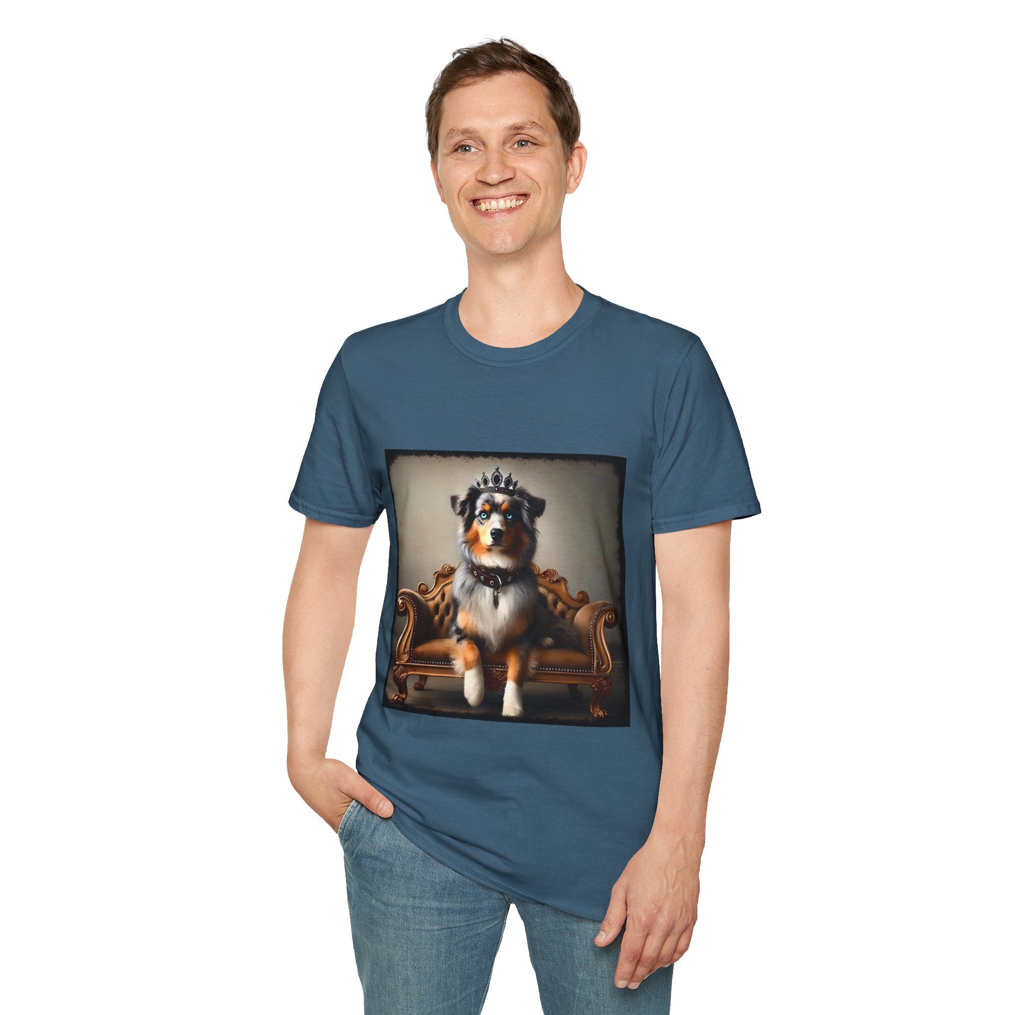 Miniature American Shepherd Crowned Princess | Unisex Dog T-Shirt