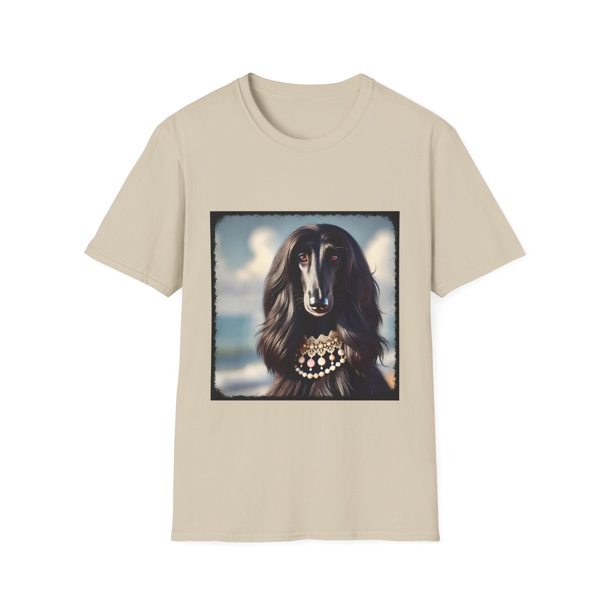 Afghan Hound Beach Bombshell | Unisex Dog T-Shirt