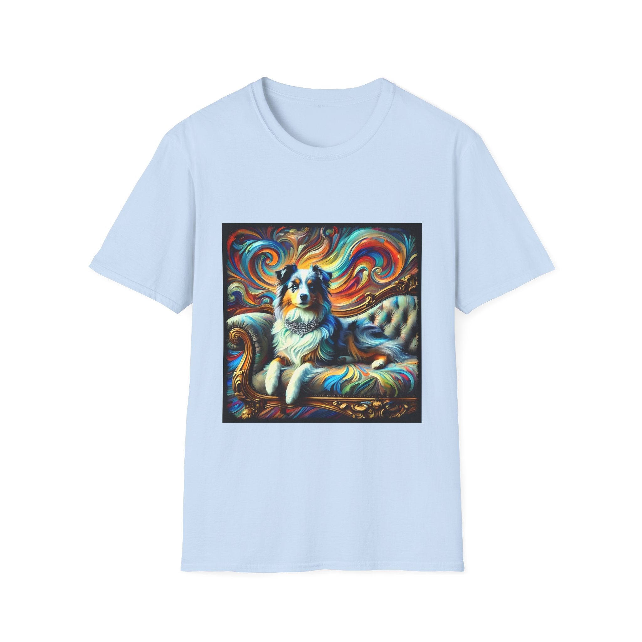 Miniature American Shepherd Vivid Swirl | Unisex Dog T-Shirt