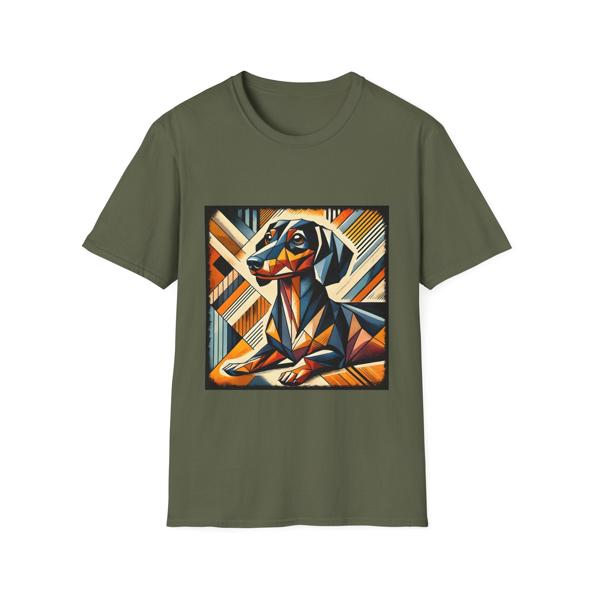 Dachshund Bold Geometric | Unisex Dog T-Shirt