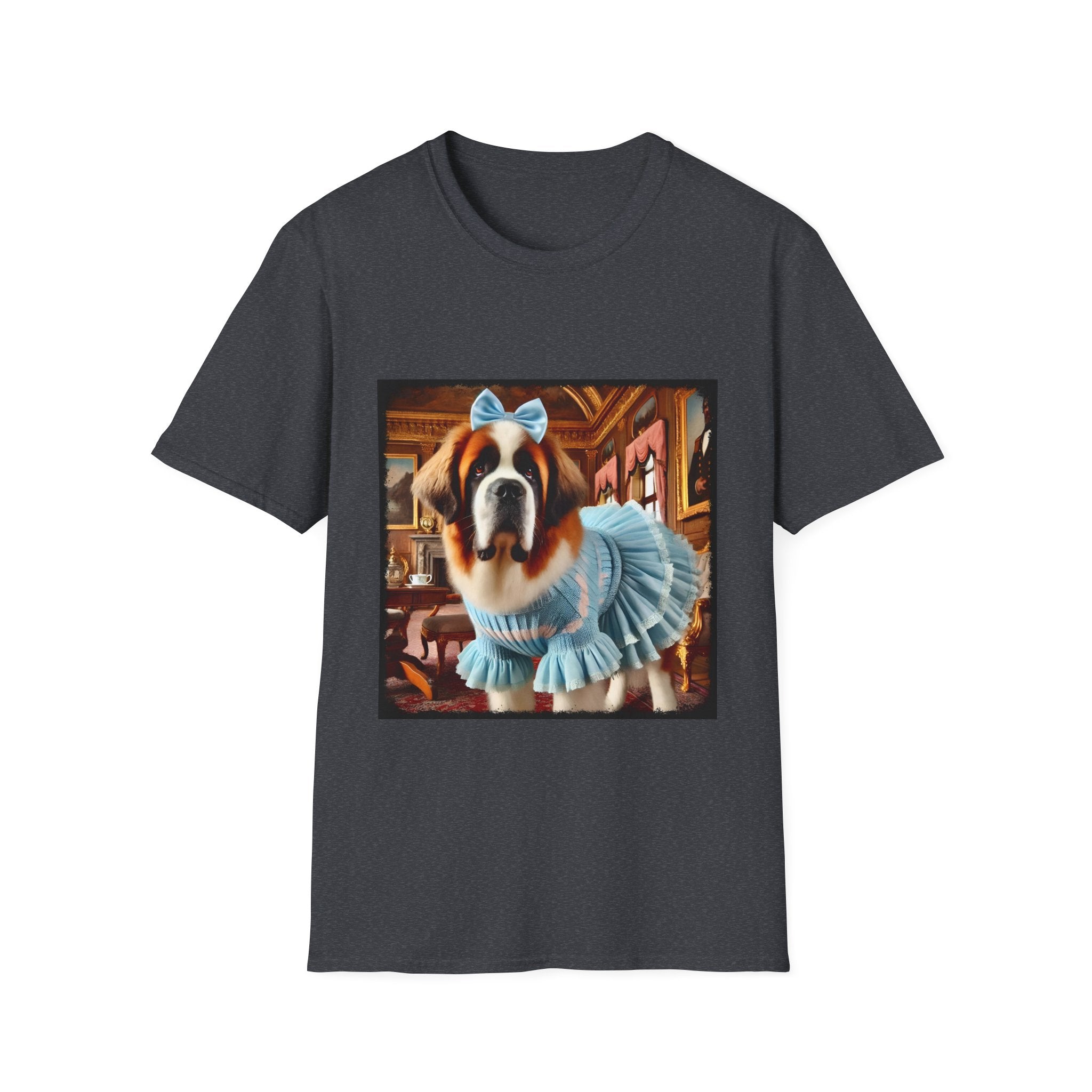 Saint Bernard Posh Pearl | Unisex Dog T-Shirt