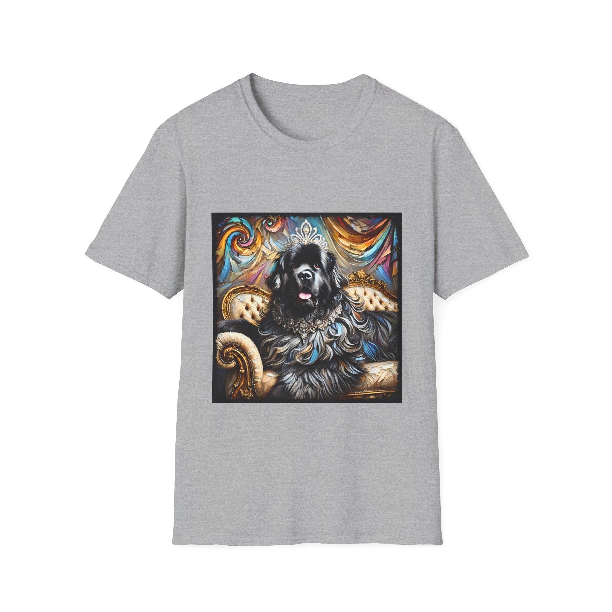 Newfoundland Diamond Diva Swirl | Unisex Dog T-Shirt