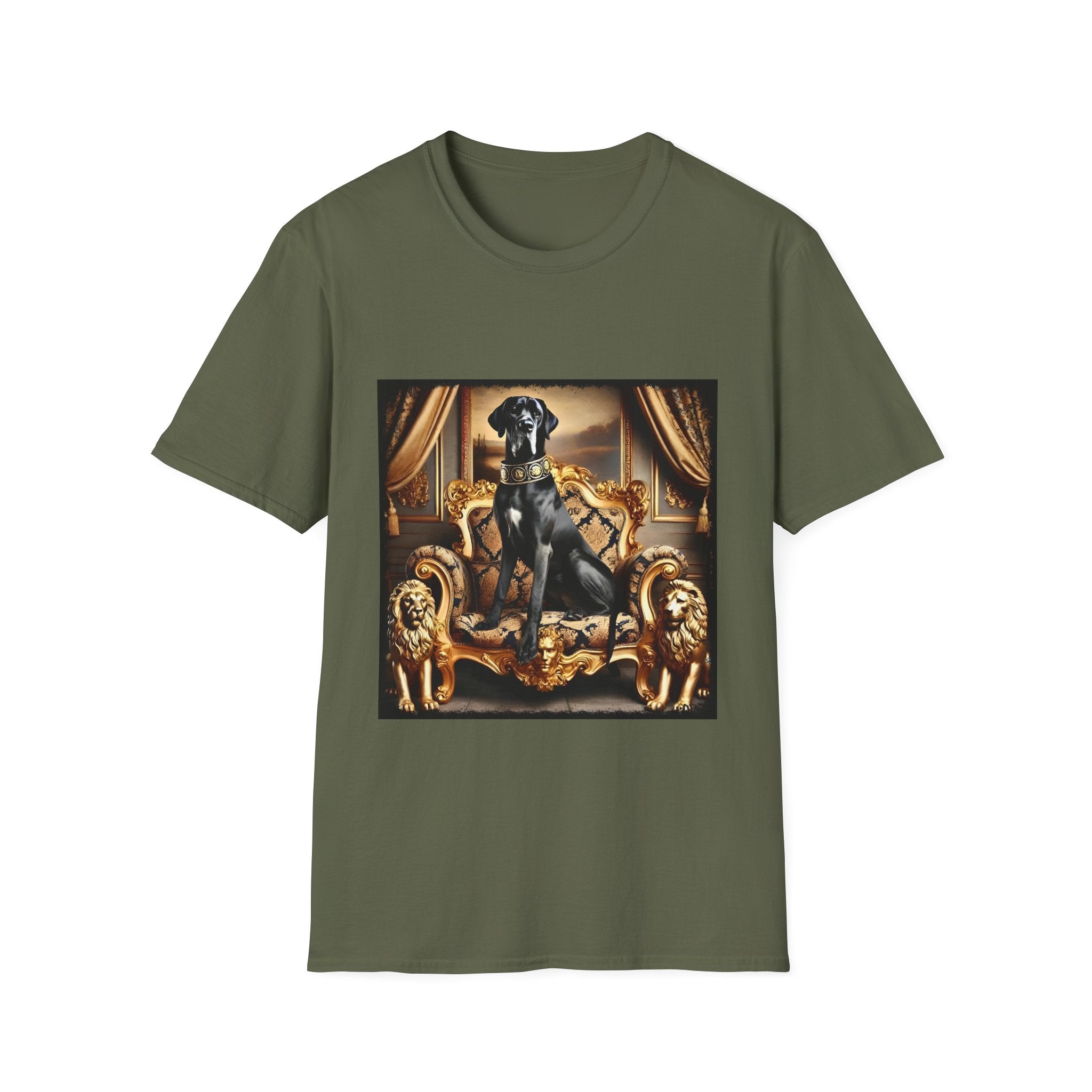 Great Dane Throne Pup | Unisex Dog T-Shirt