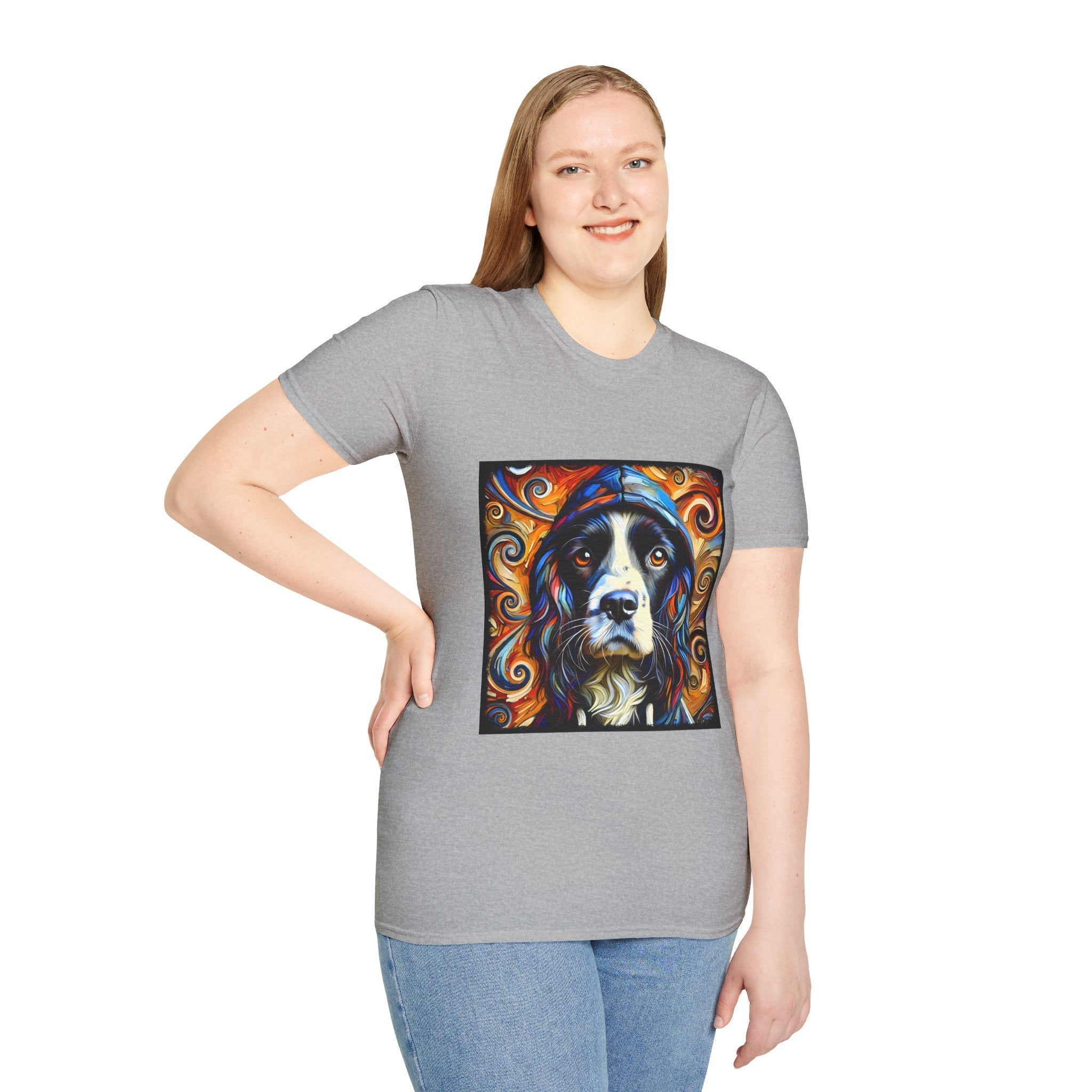 English Springer Spaniel Relaxed Swirl | Unisex Dog T-Shirt