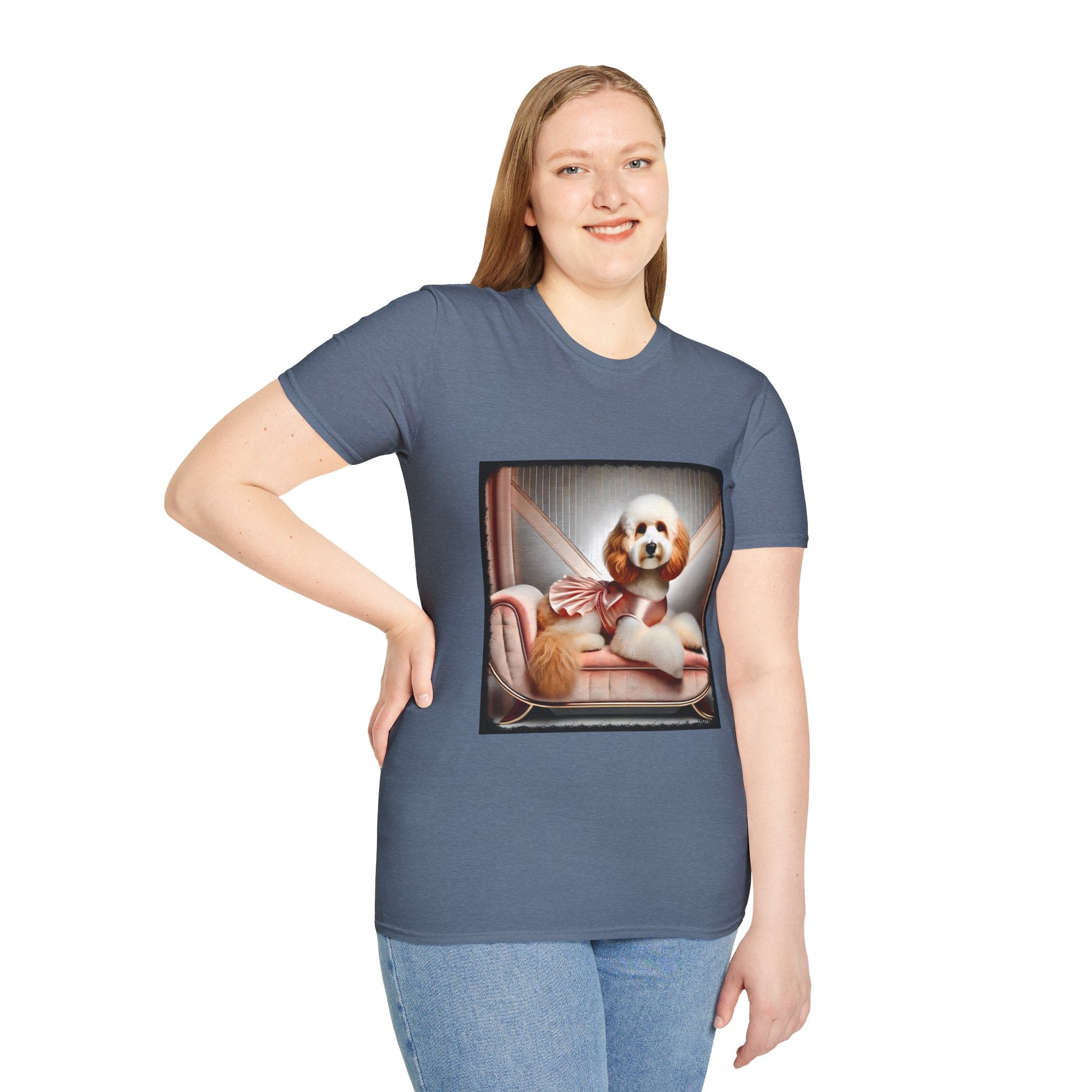 Aussiedoodle Peach Posh | Unisex Dog T-Shirt