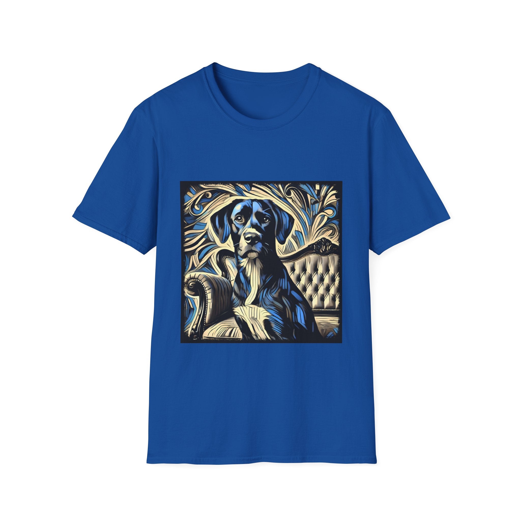 Labrador Retriever Blue Swirl | Unisex Dog T-Shirt