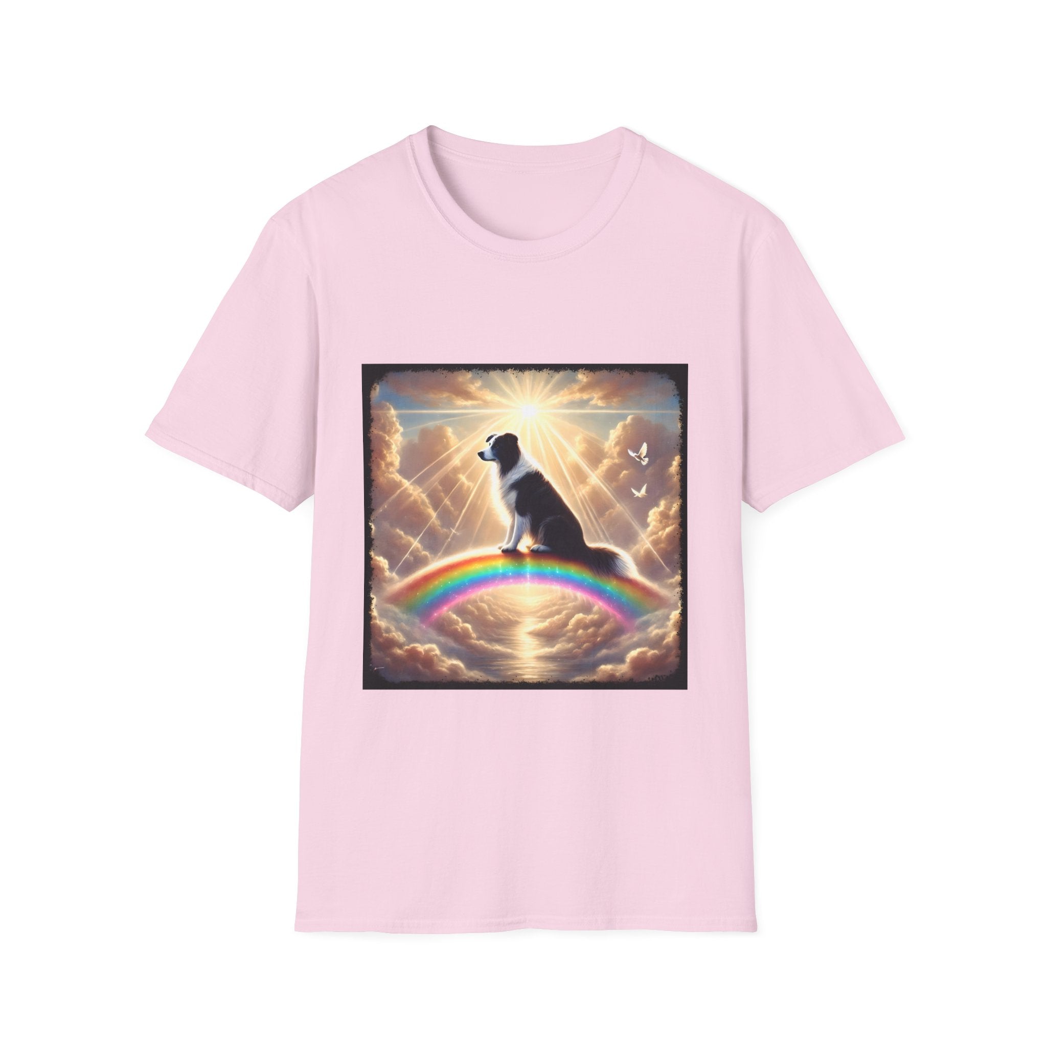 Border Collie Rainbow Bridge | Unisex Dog T-Shirt