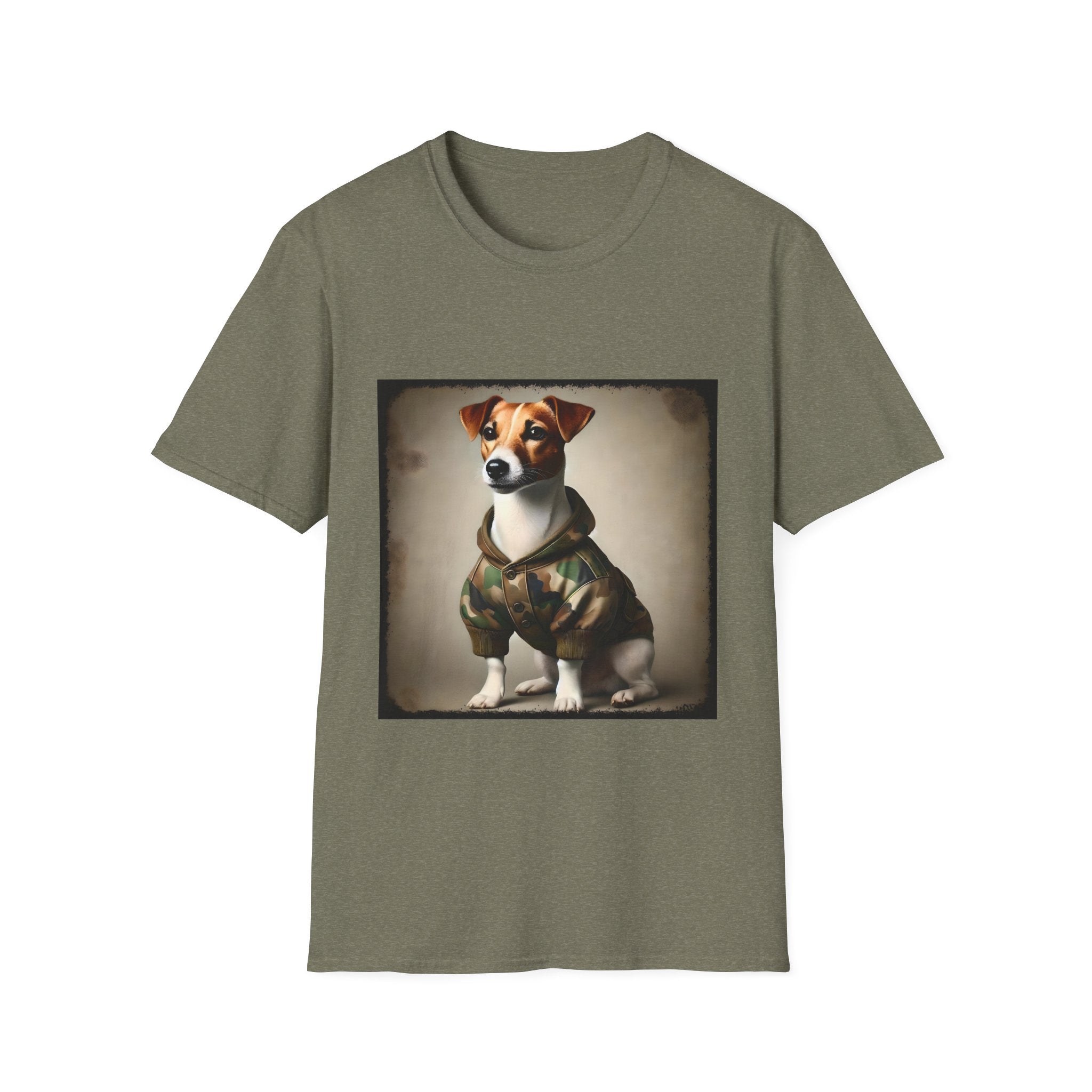 Jack Russell Terrier Camo Cutie | Unisex Dog T-Shirt