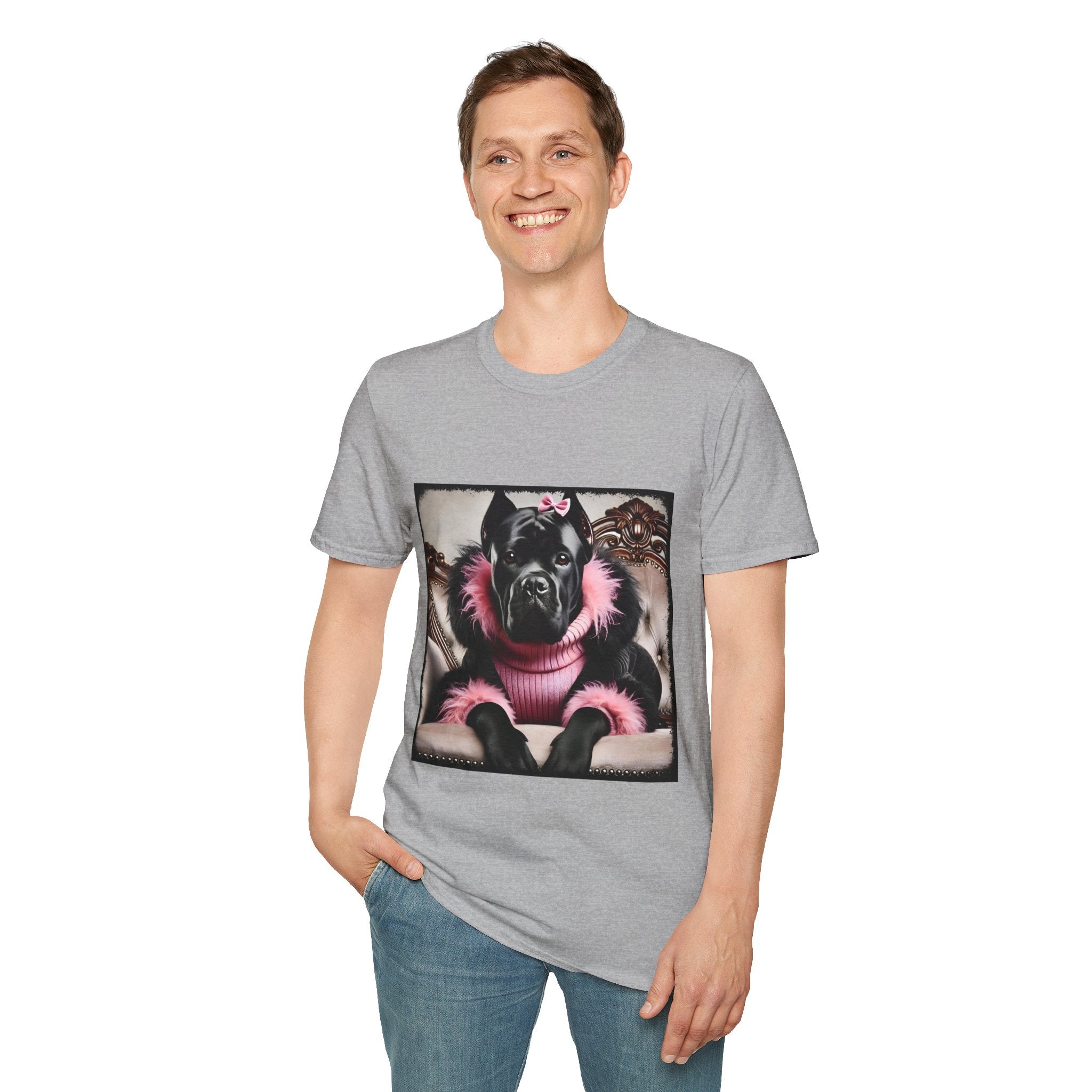Cane Corso Pink Rebel | Unisex Dog T-Shirt